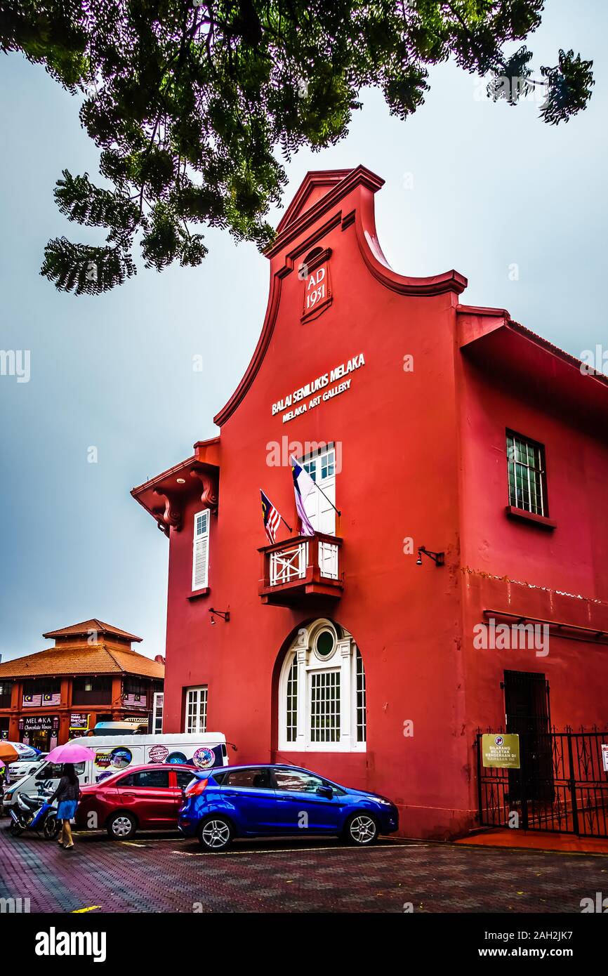 Melaka Malaysia Dec 15 2019 Christ Church Dutch Square In Melaka Malaysia Unesco World Heritage Site In Malaysia Stock Photo Alamy