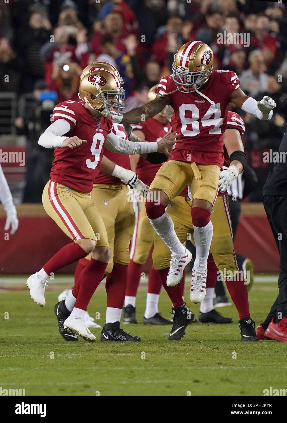 Santa Clara, United States. 21st Dec, 2019. San Francisco 49ers kicker