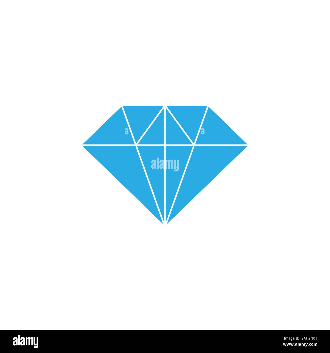 simple geometric blue diamond logo vector Stock Vector Image & Art Alamy