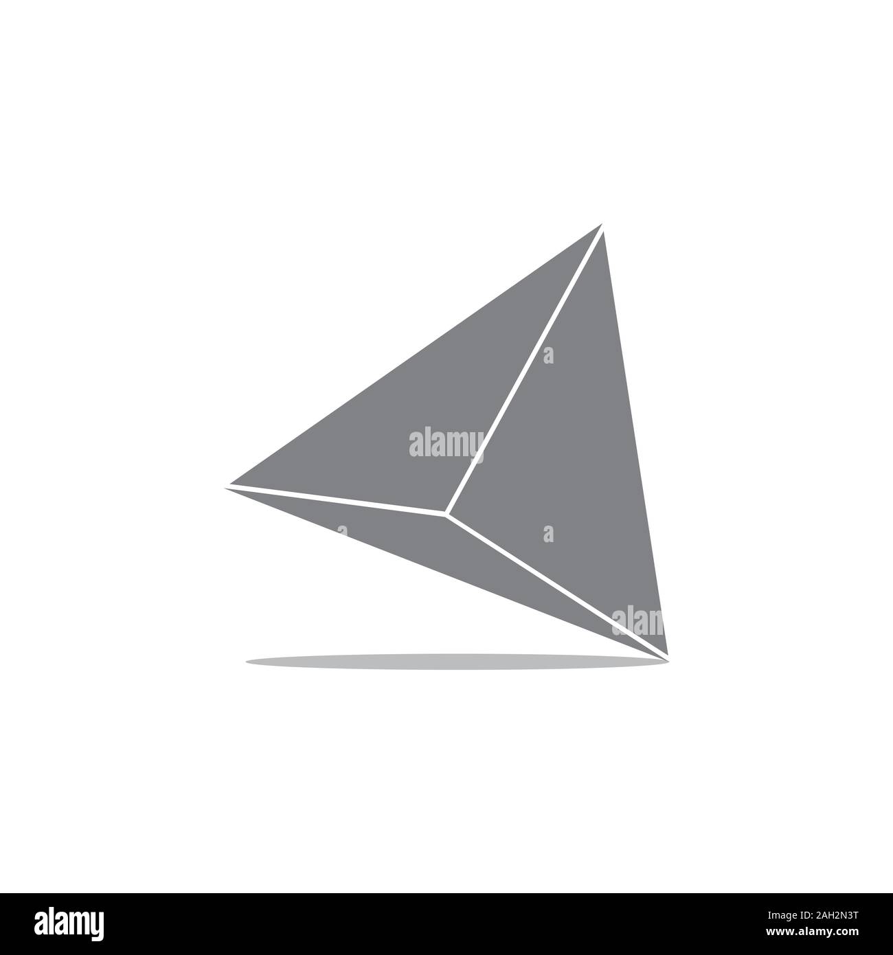 triangle 3d motion design logo vector Stock Vector Image & Art - Alamy