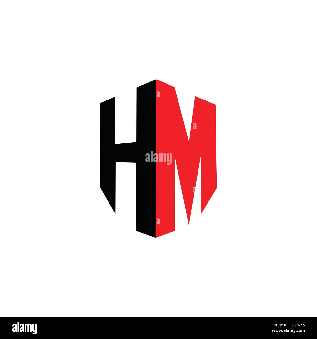 Letter HM logo  Hm logo, Startup logo design, Initials logo design