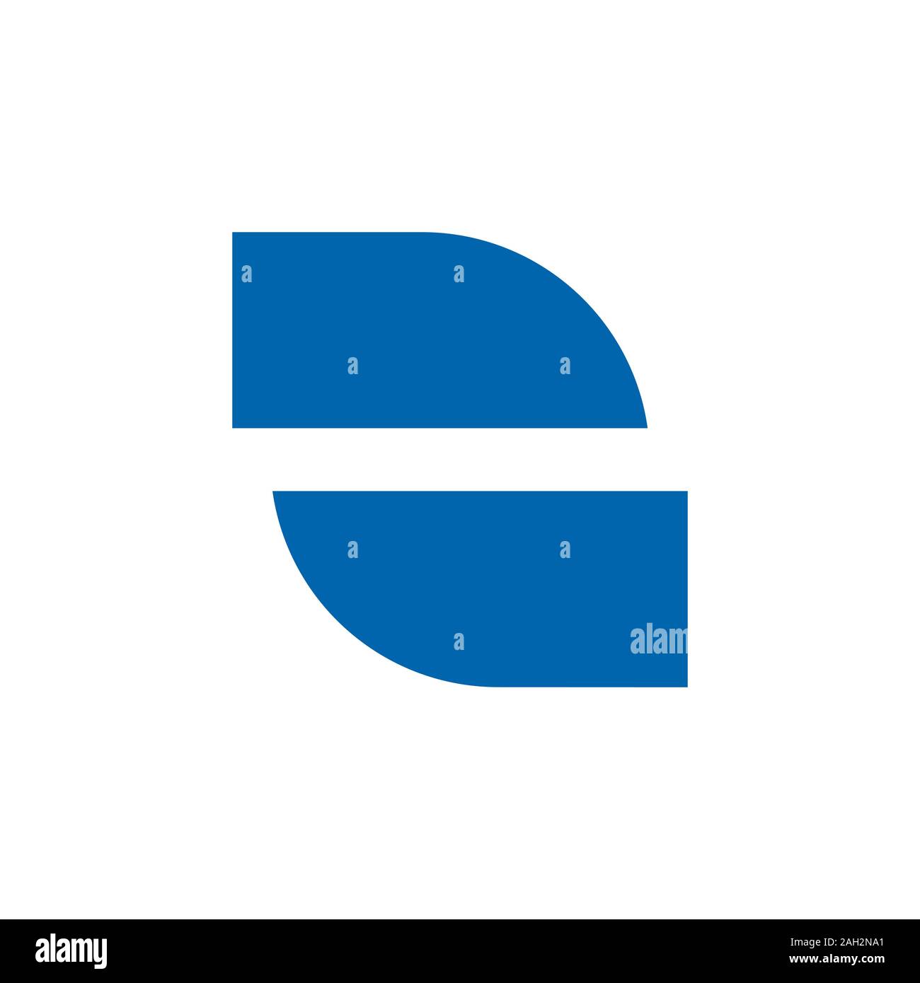 abstract number 2 letter z simple geometric logo vector Stock Vector ...