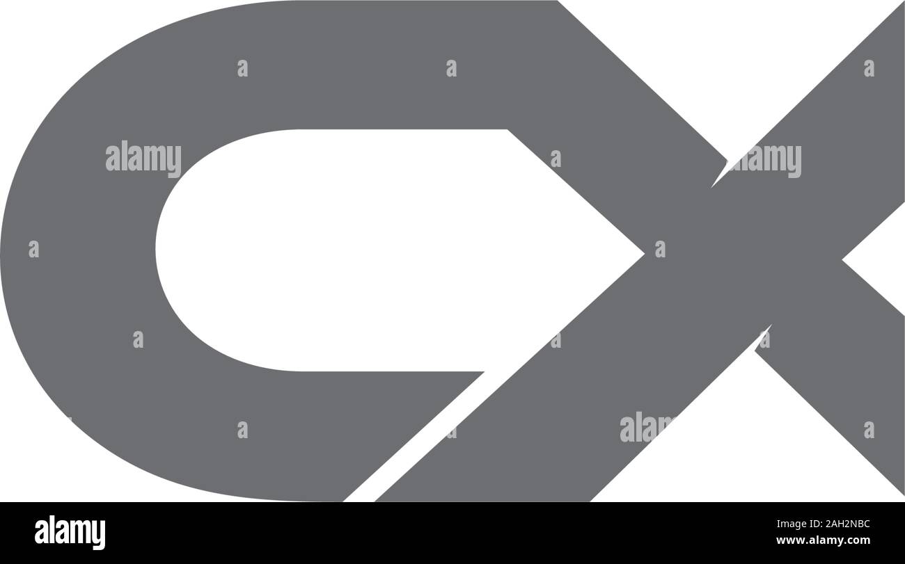 letter cx simple linked line logo vector Stock Vector Image & Art - Alamy