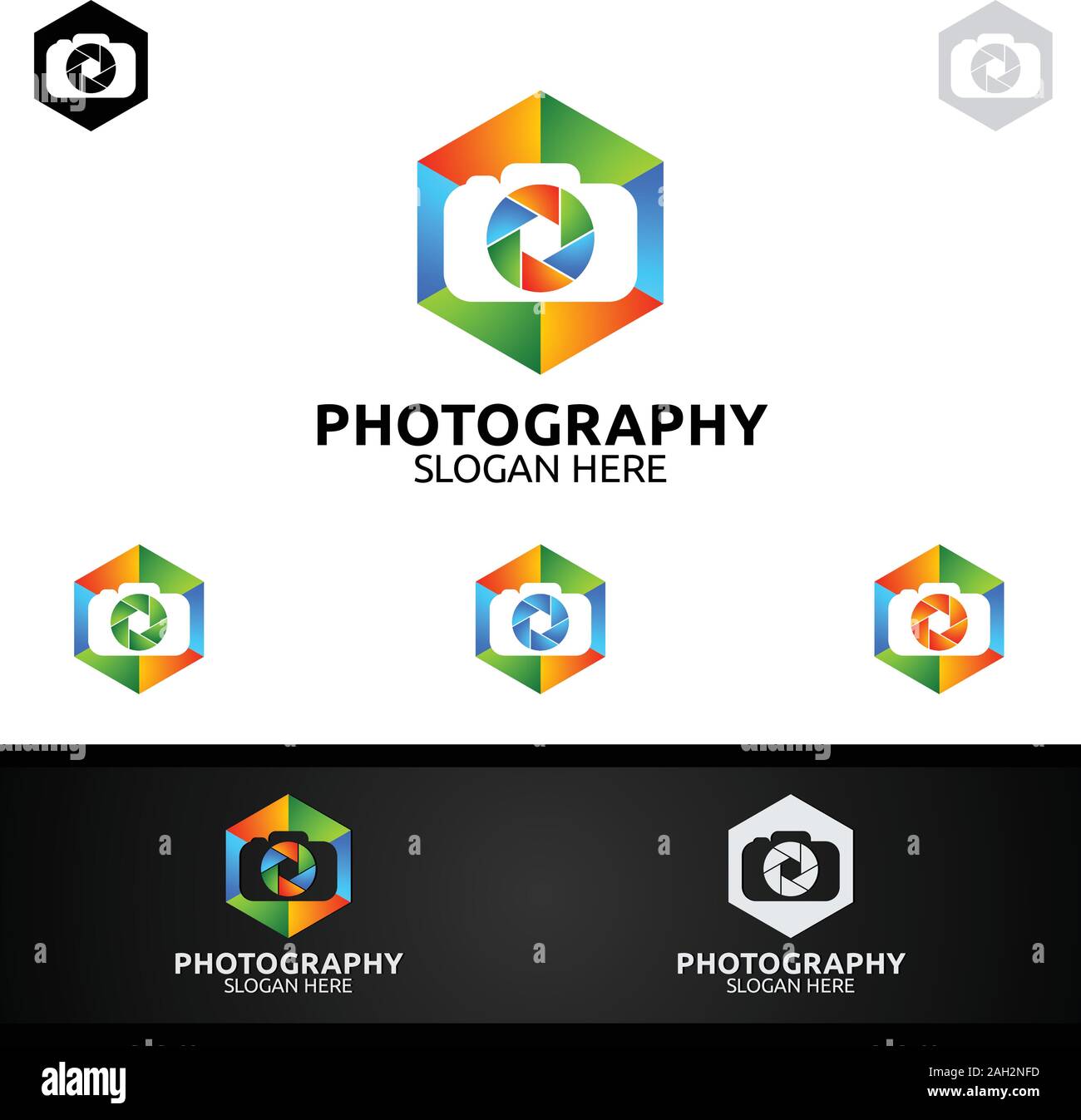 Abstract Camera Photography Logo Icon Vector Design Template Stock ...