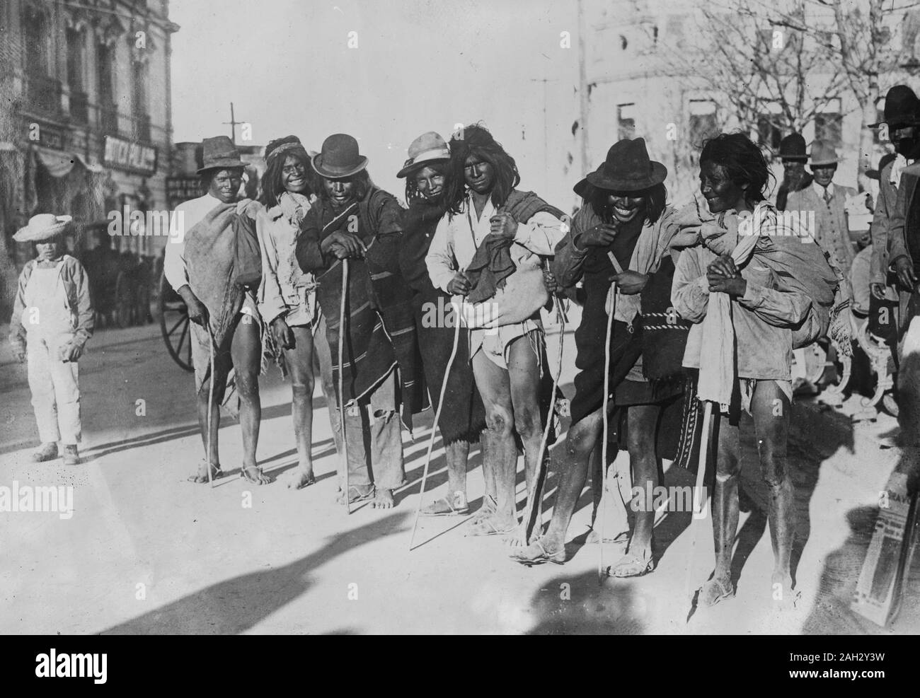 Date: 1910-1915 - Aztec Indians -- Chihauhau [i.e., Chihuahua] Stock Photo