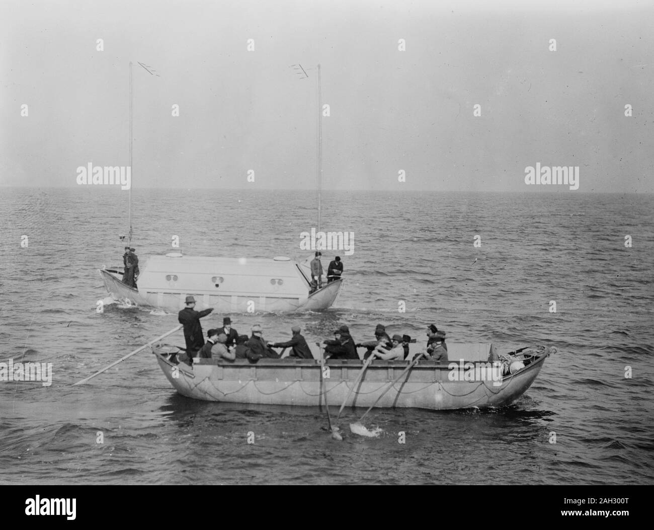 Lundin lifeboats ca. 1910-1915 Stock Photo