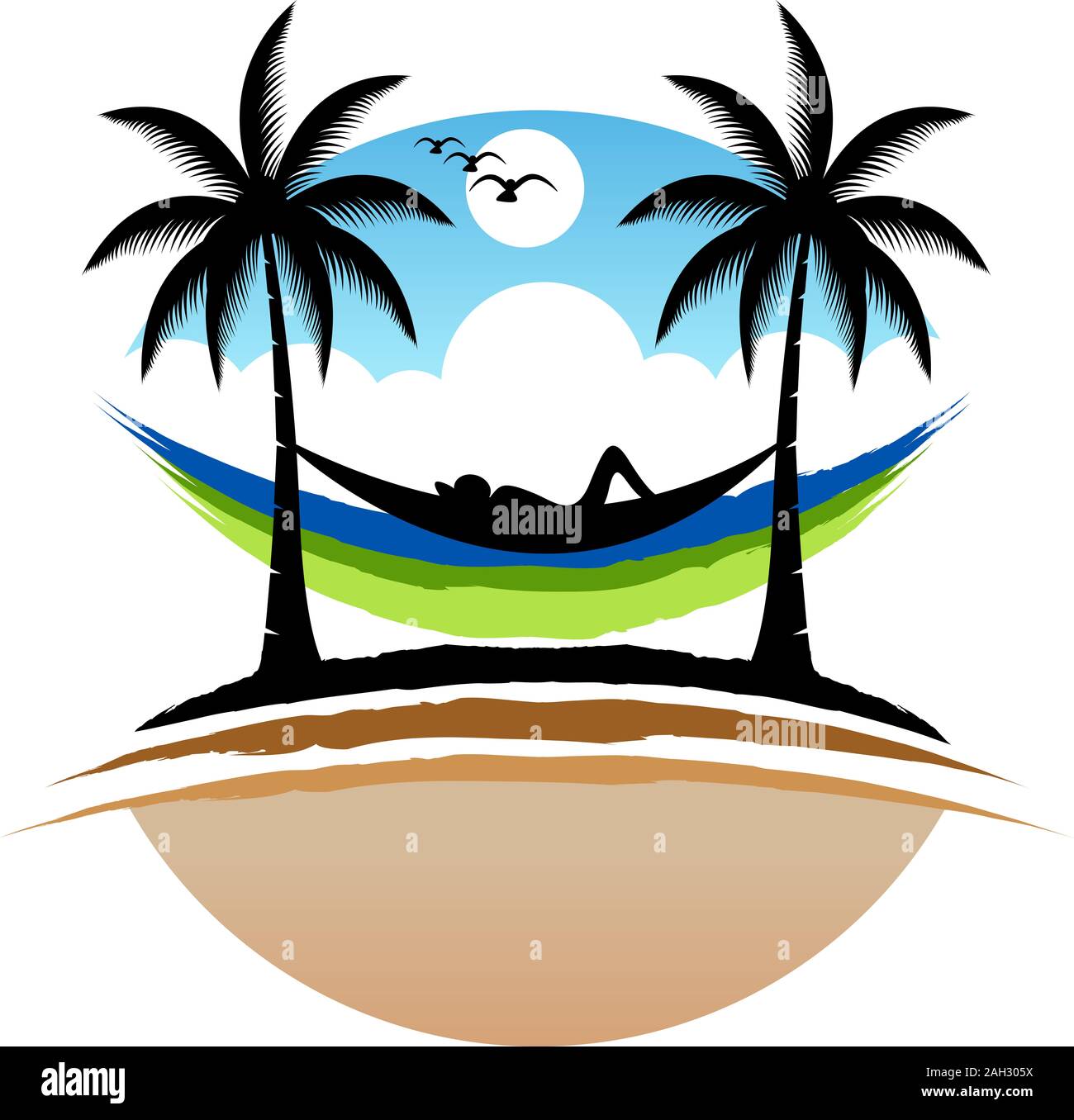 natural relax logo Stock Photo - Alamy