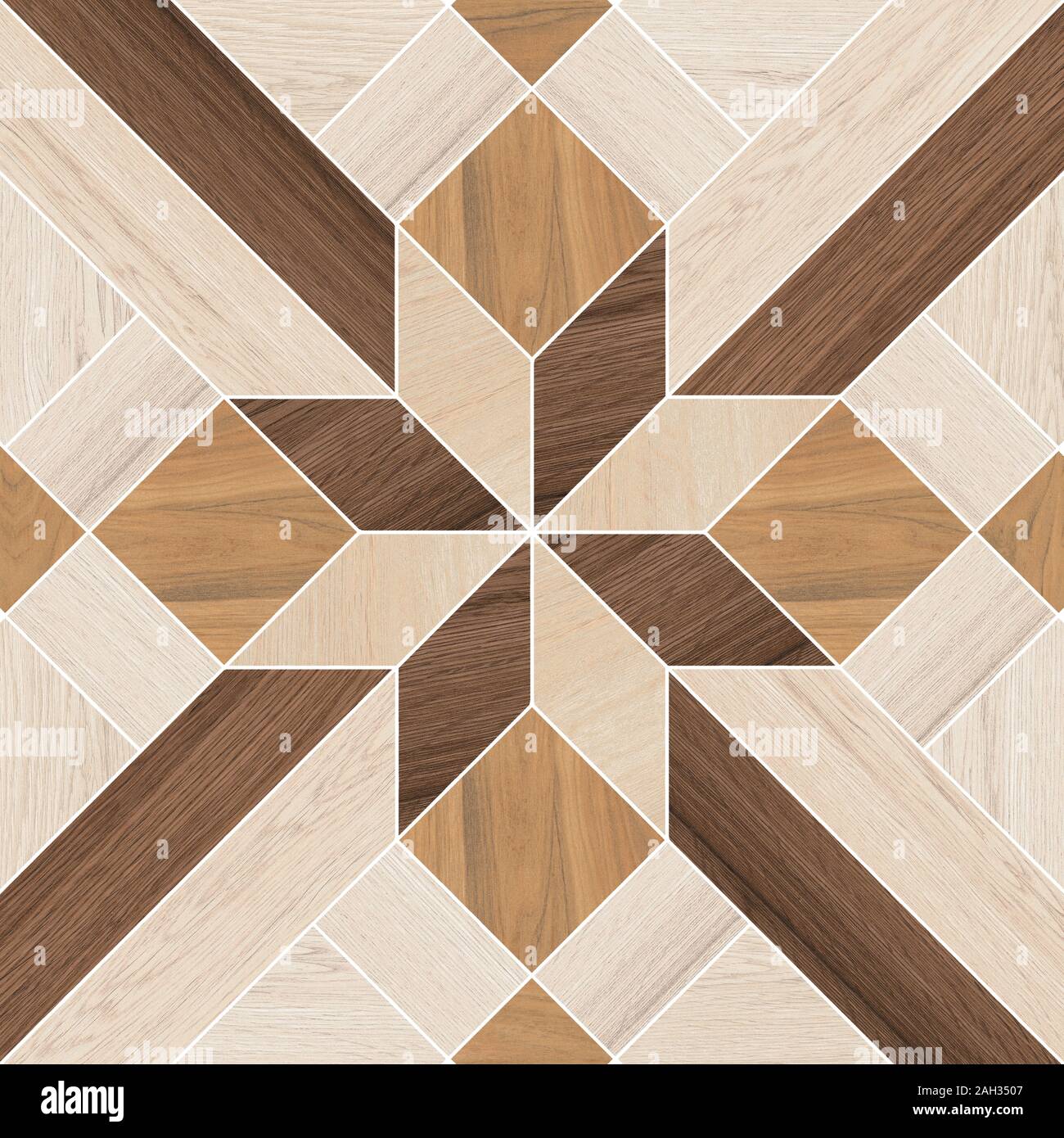 tiles, wooden geometric shapes, wooden floor tile Stock Photo - Alamy