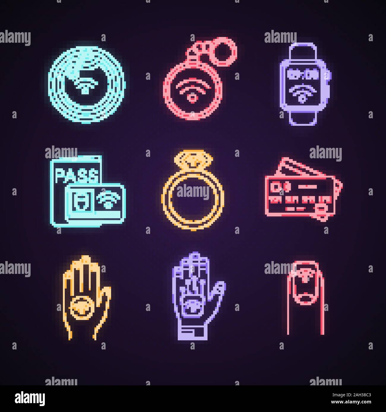 glowing nfc ring