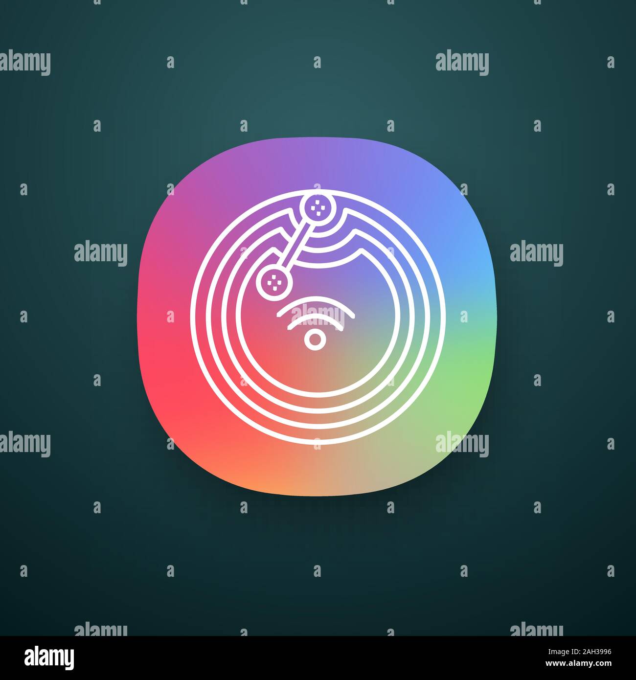 Nfc tag background Stock Vector Images - Alamy