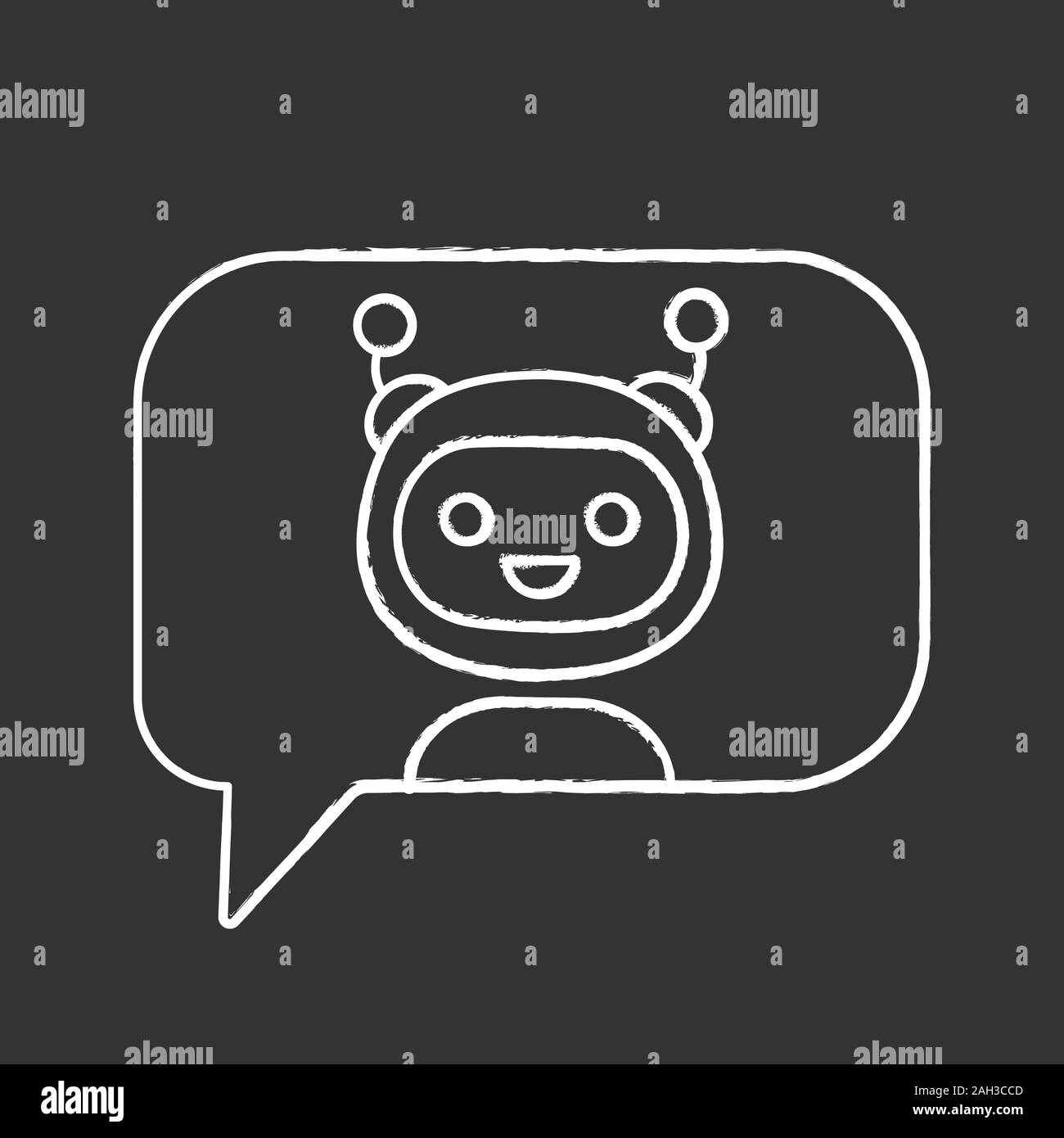 Ai in service vector vectors Black and White Stock Photos & Images - Alamy