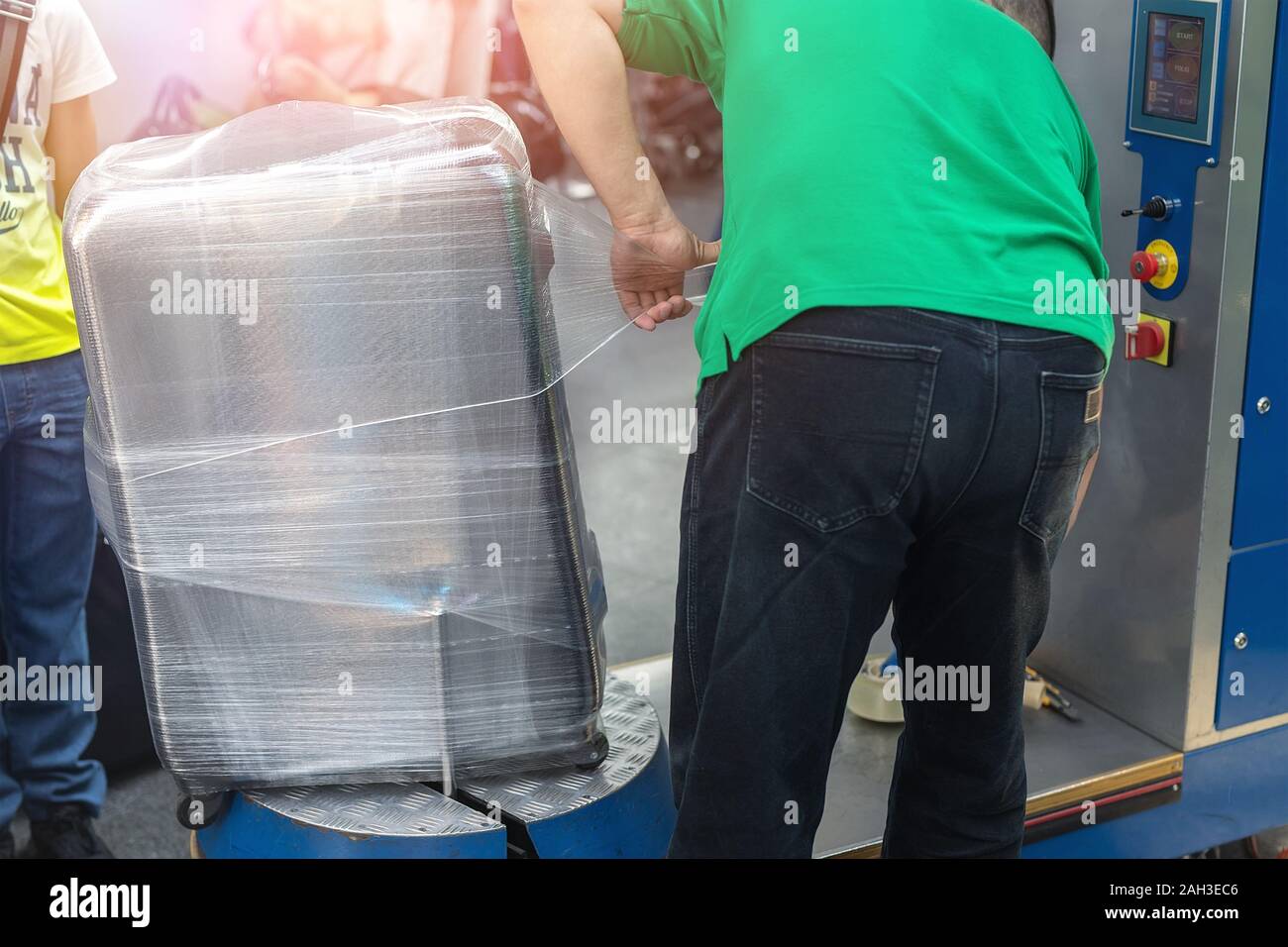 Plastic wrap airport hires stock photography and images Alamy
