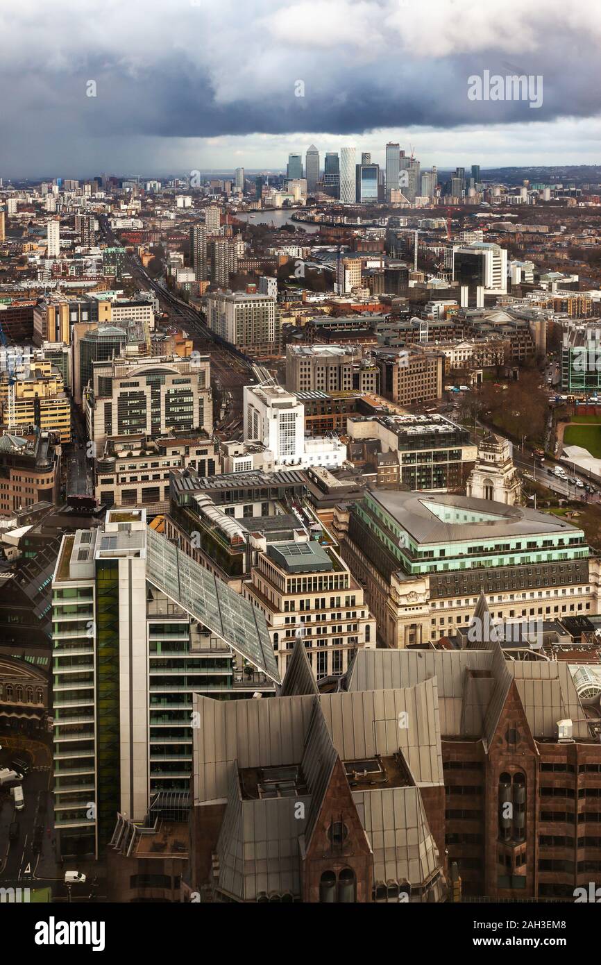 View From Sky Gardens London Stock Photo Alamy