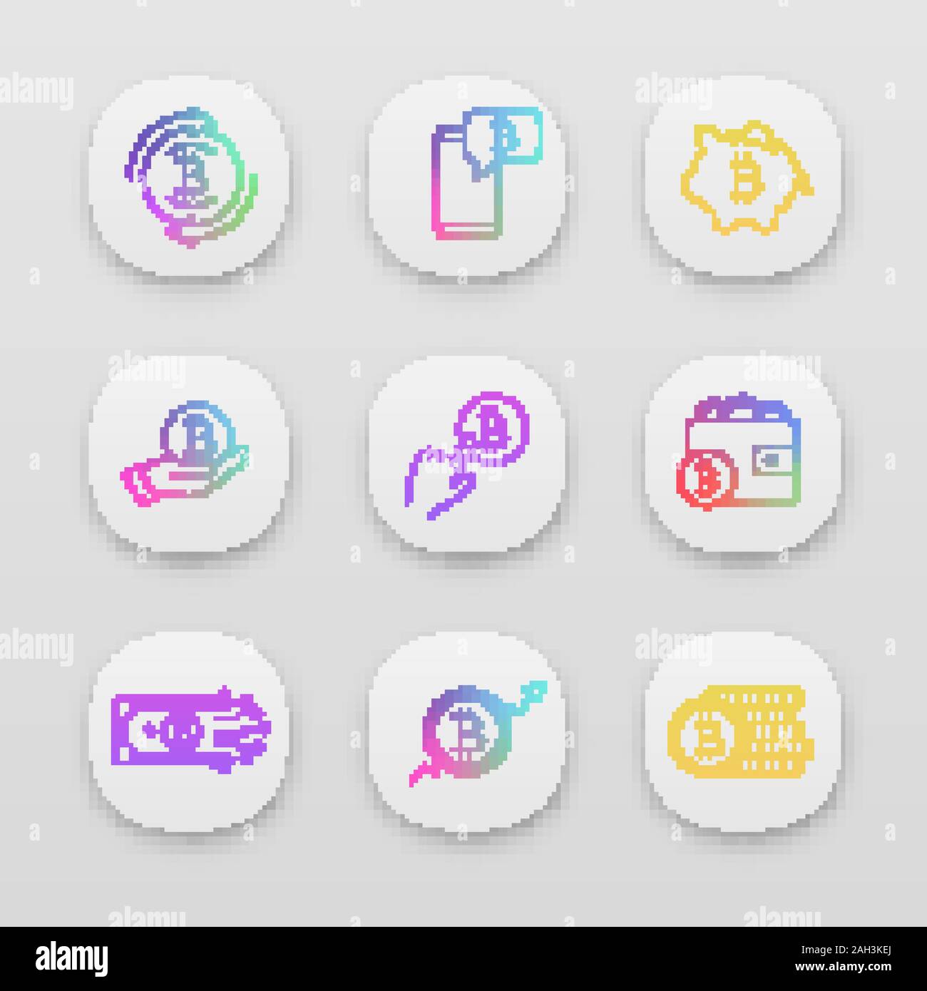 Bitcoin chat app icon. UI/UX user interface. Web or mobile application.  Cryptocurrency forum. Smartphone with bitcoin sign inside speech bubble.  Crypt Stock Vector Image & Art - Alamy