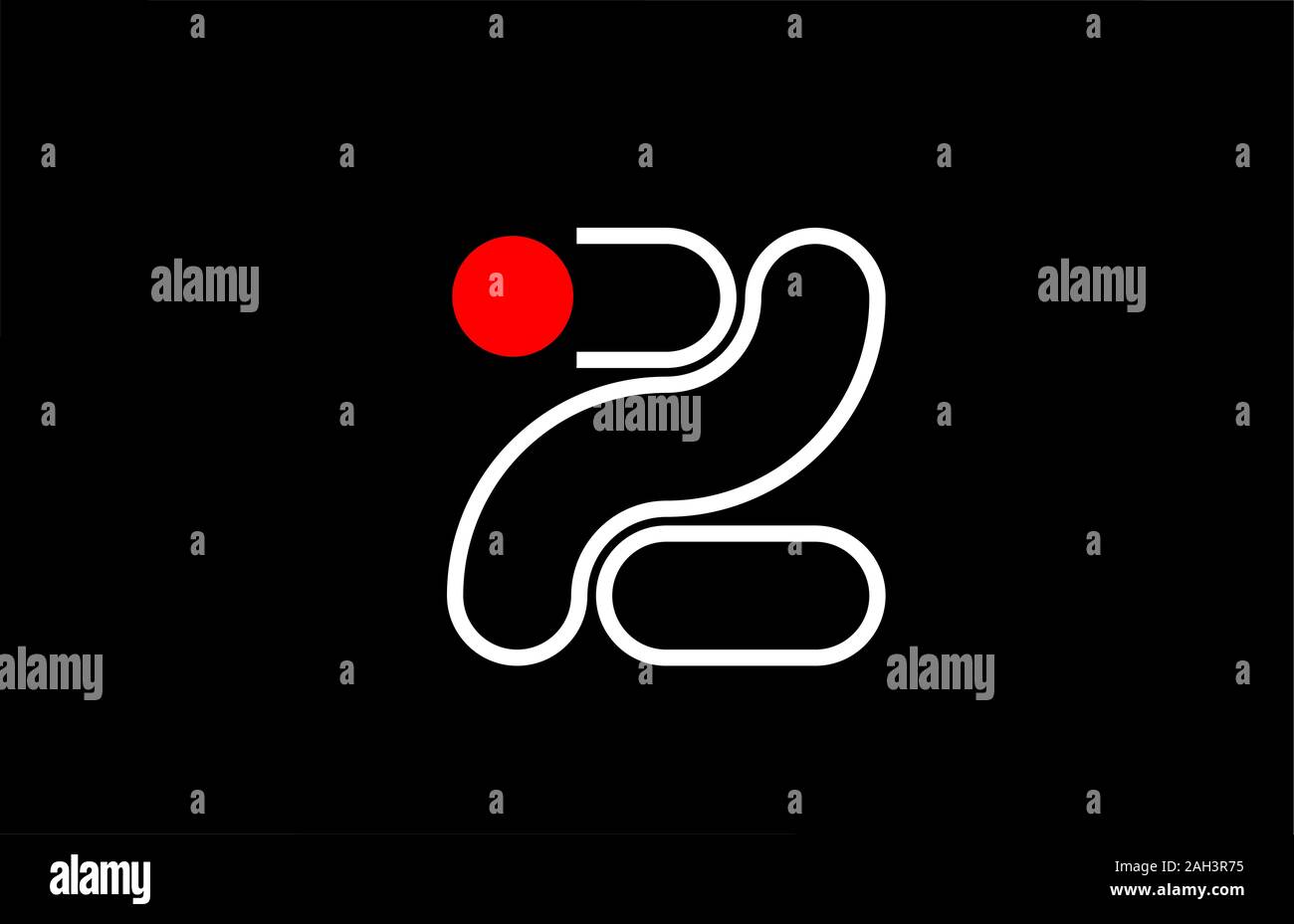 letter z logo line black background alphabet design icon for business ...