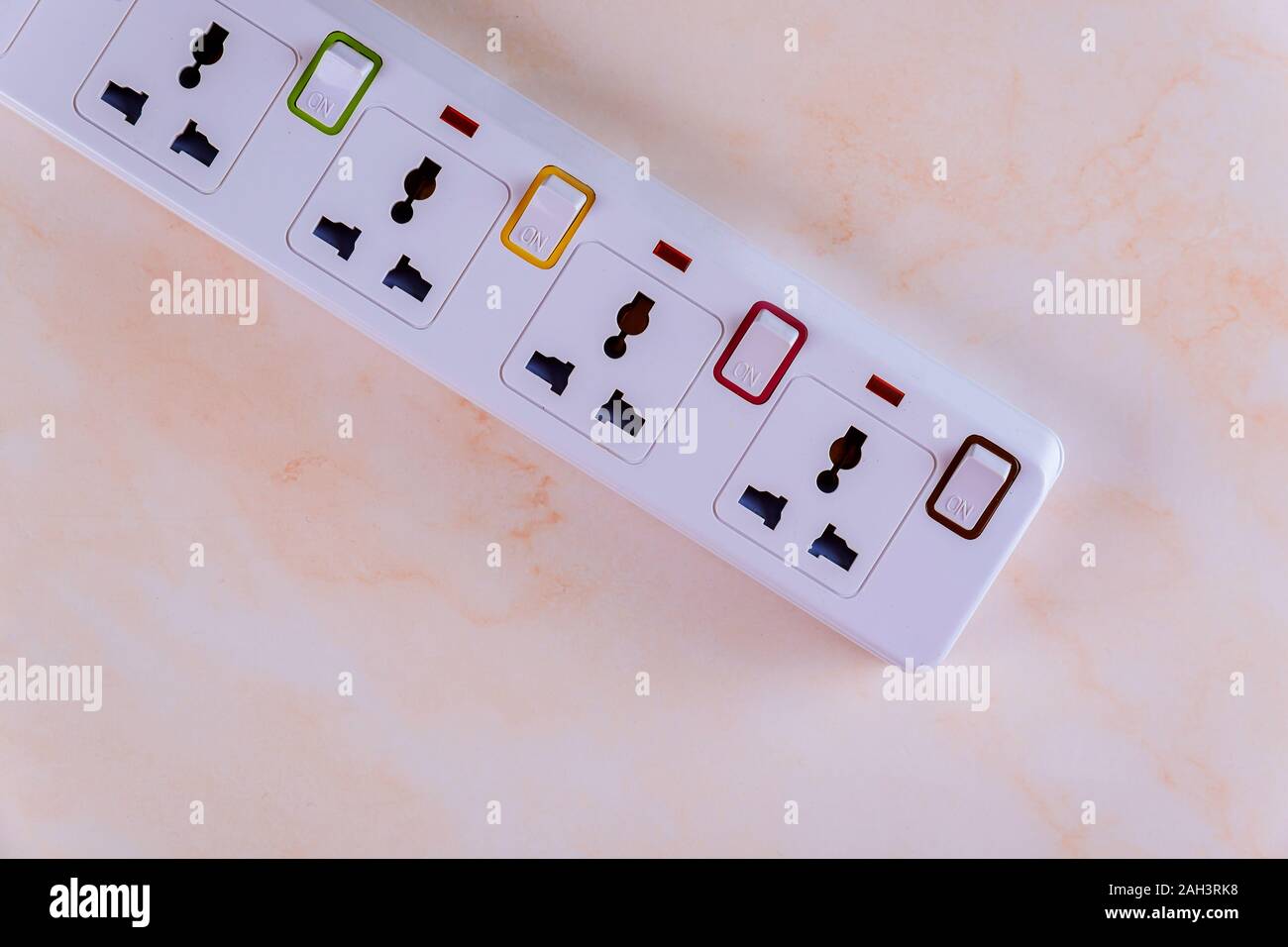 Multifunction female socket electrical cords plug wire multiple