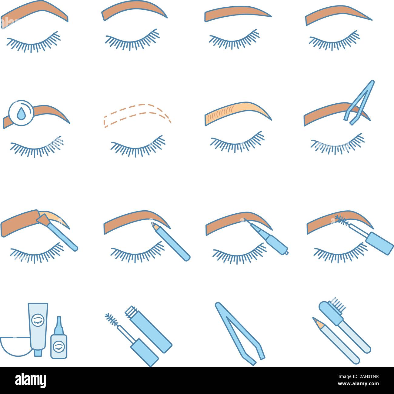 eyebrow shapes tattoo