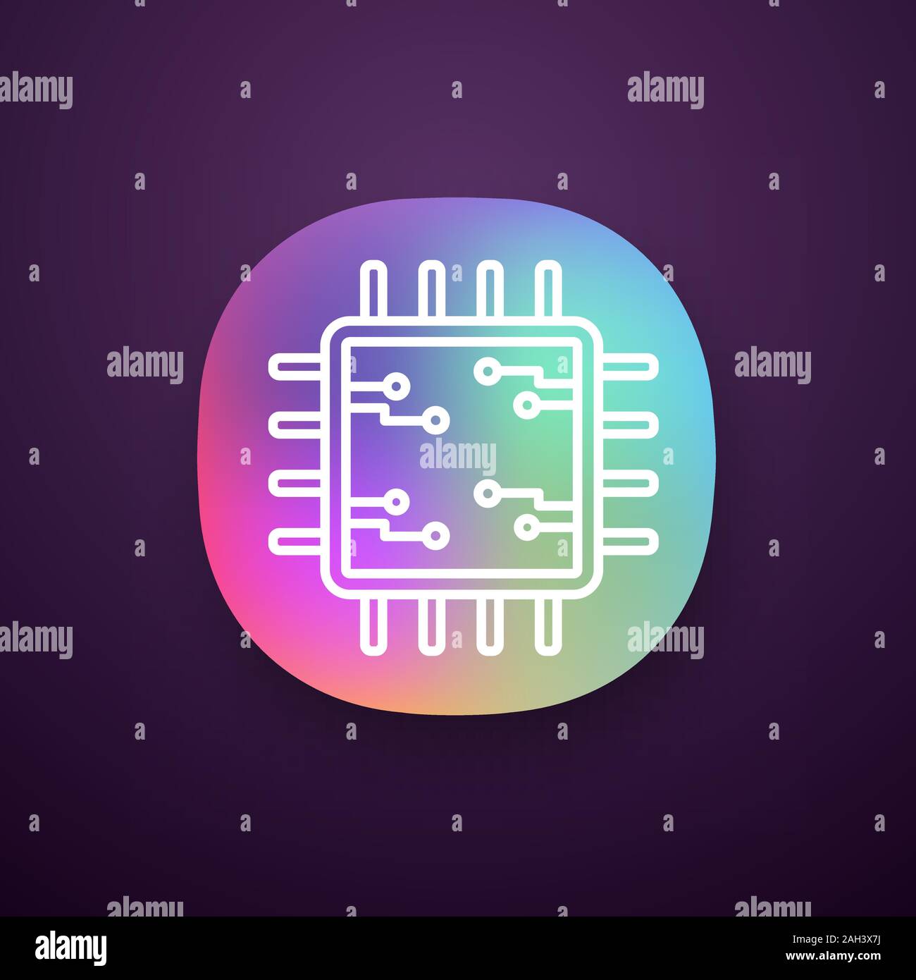 Digital integrated circuits Stock Vector Images - Alamy