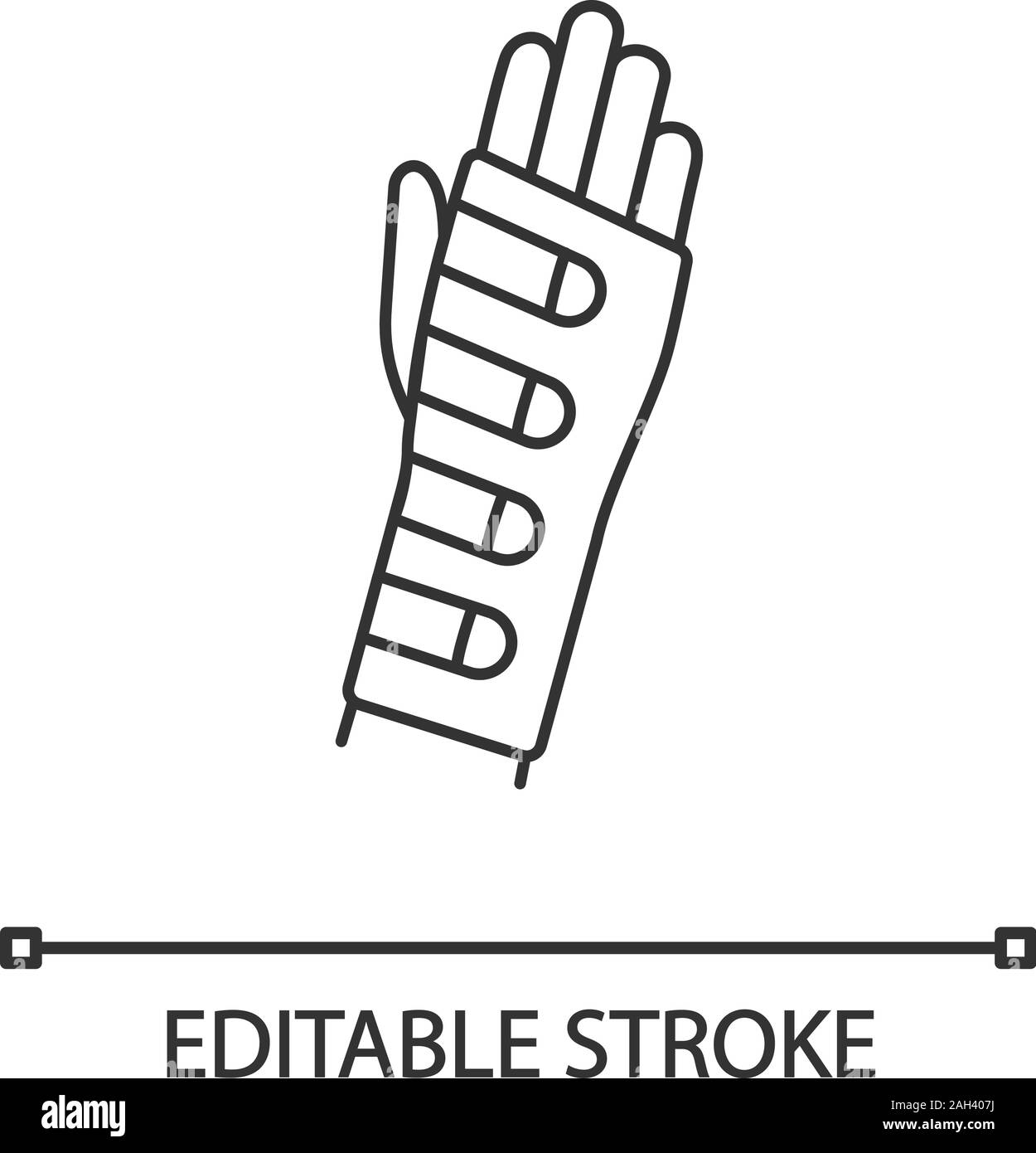 Wrist splint Black and White Stock Photos & Images Alamy