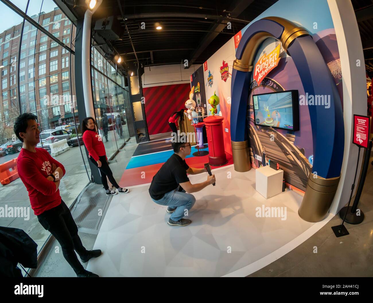 Brand Ambassadors At The Nintendo Switch Activation At The Target Wonderland Pop Up Store In The Meatpacking District In New York On Its Grand Opening Day Friday December 13 19 The Pop Up Featuring Brand Ambassadors At The Nintendo Switch Activation At The Target Wonderland Pop Up Store In The Meatpacking District In New York On Its Grand Opening Day Friday December 13 19 The Pop Up Featuring