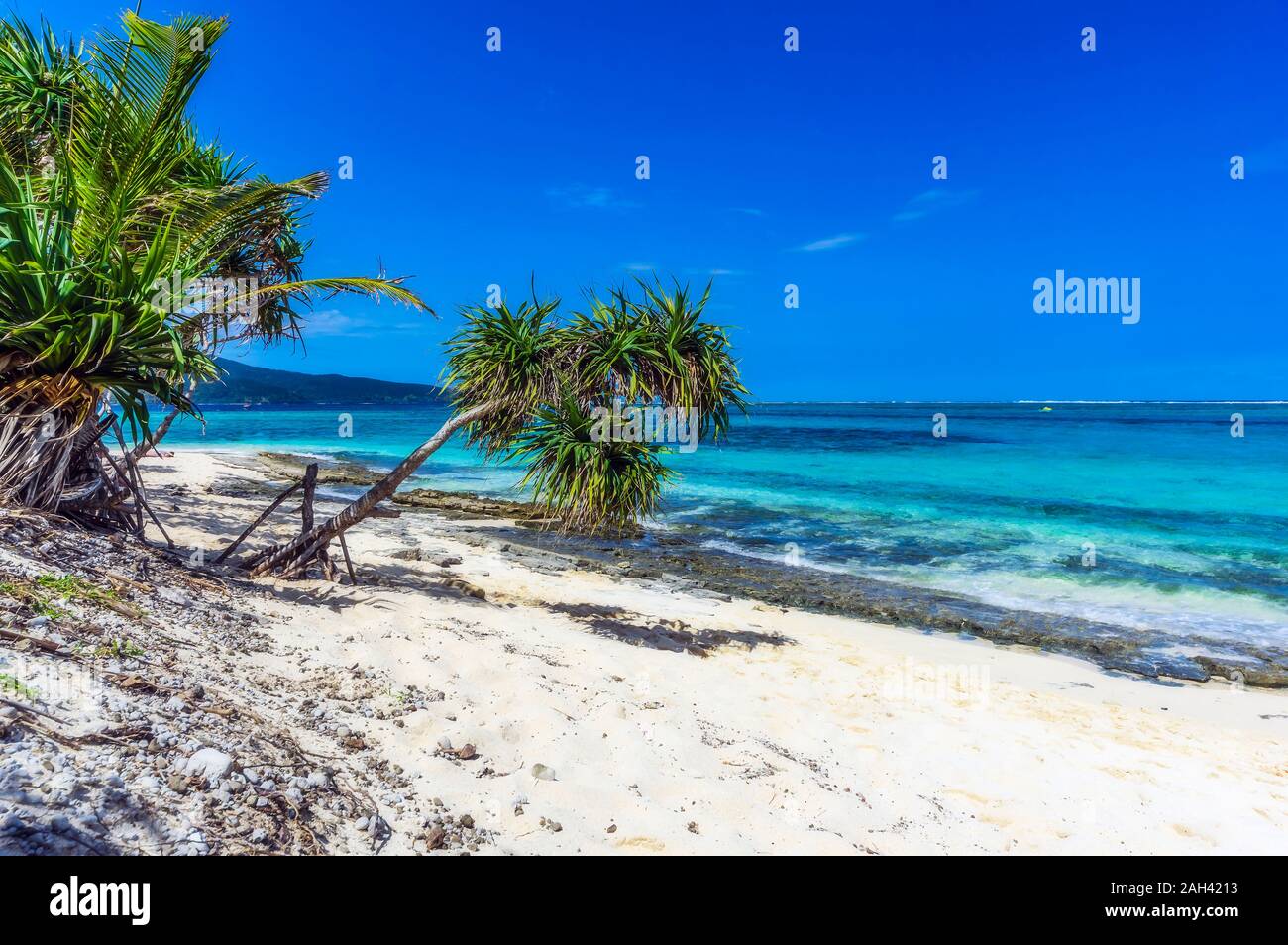 Vanuatu, Mystery Island, beach, south pacific Stock Photo
