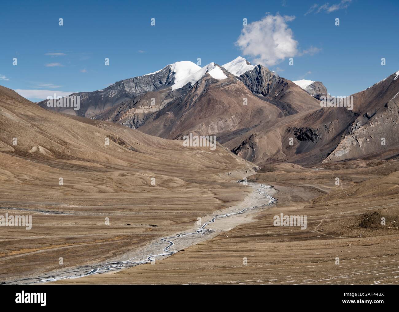 Hidden Valley, Sechi Lek, Dhaulagiri Circuit Trek, Himalaya, Nepal Stock Photo