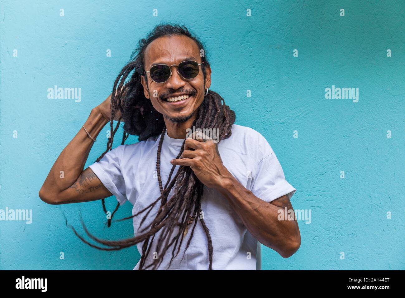 Asian man with dreadlocks hi-res stock photography and images - Alamy
