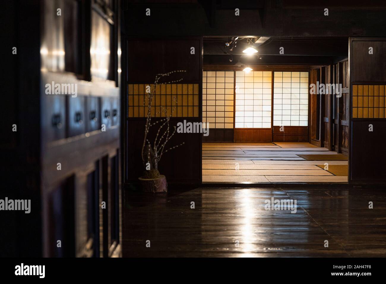 Japan Takayama Interior Of Traditional Japanese House At Hida Folk Japan Takayama Interior Of Traditional Japanese House At Hida Folk