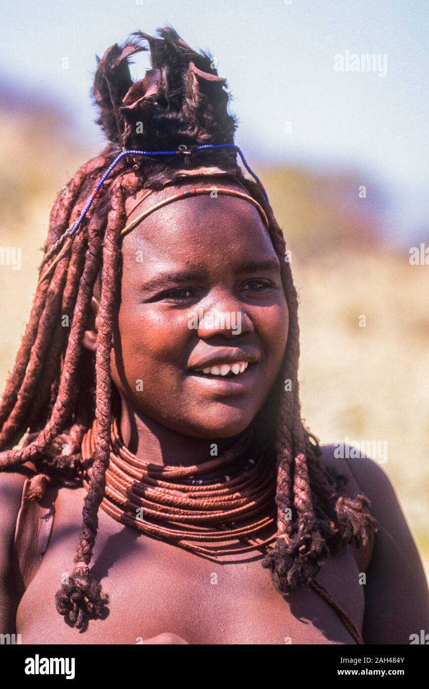 Himba people, Namibia Stock Photo