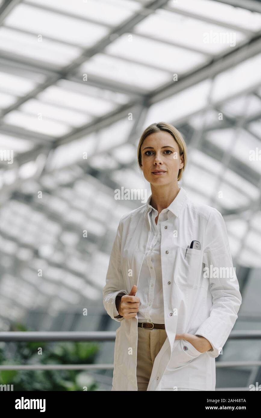 Portrait of a confident female doctor Stock Photo