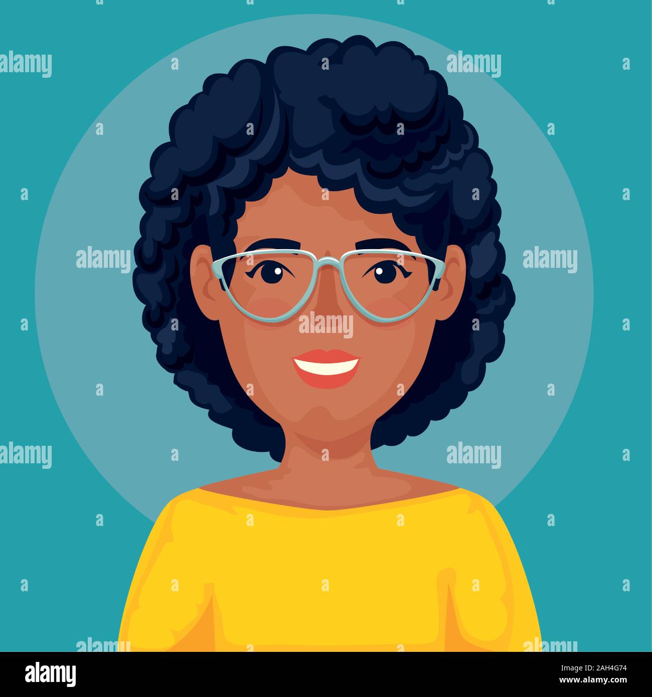 beautiful-young-black-elegant-stock-vector-images-alamy