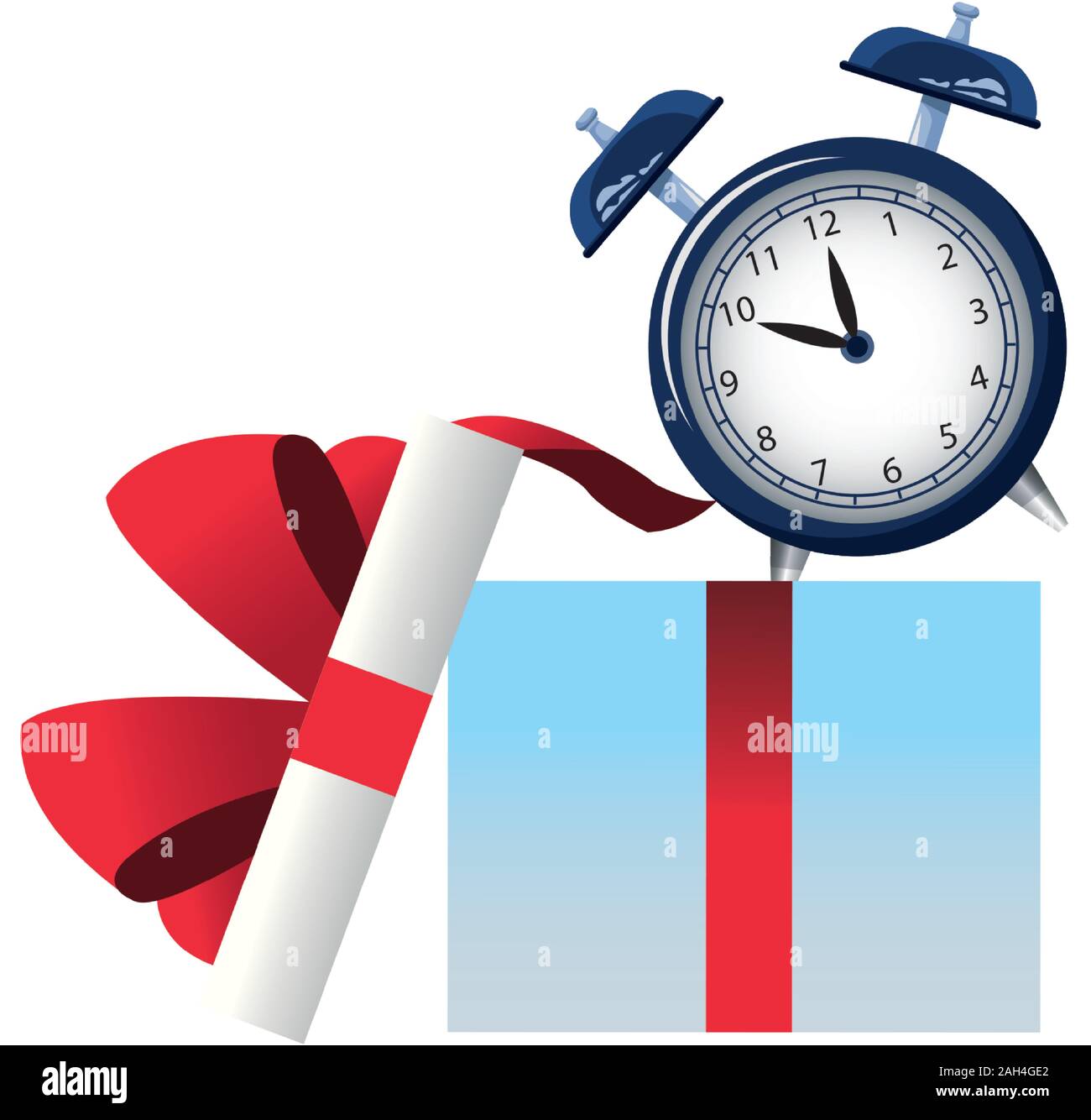 Box alarm clock Stock Vector Images - Alamy