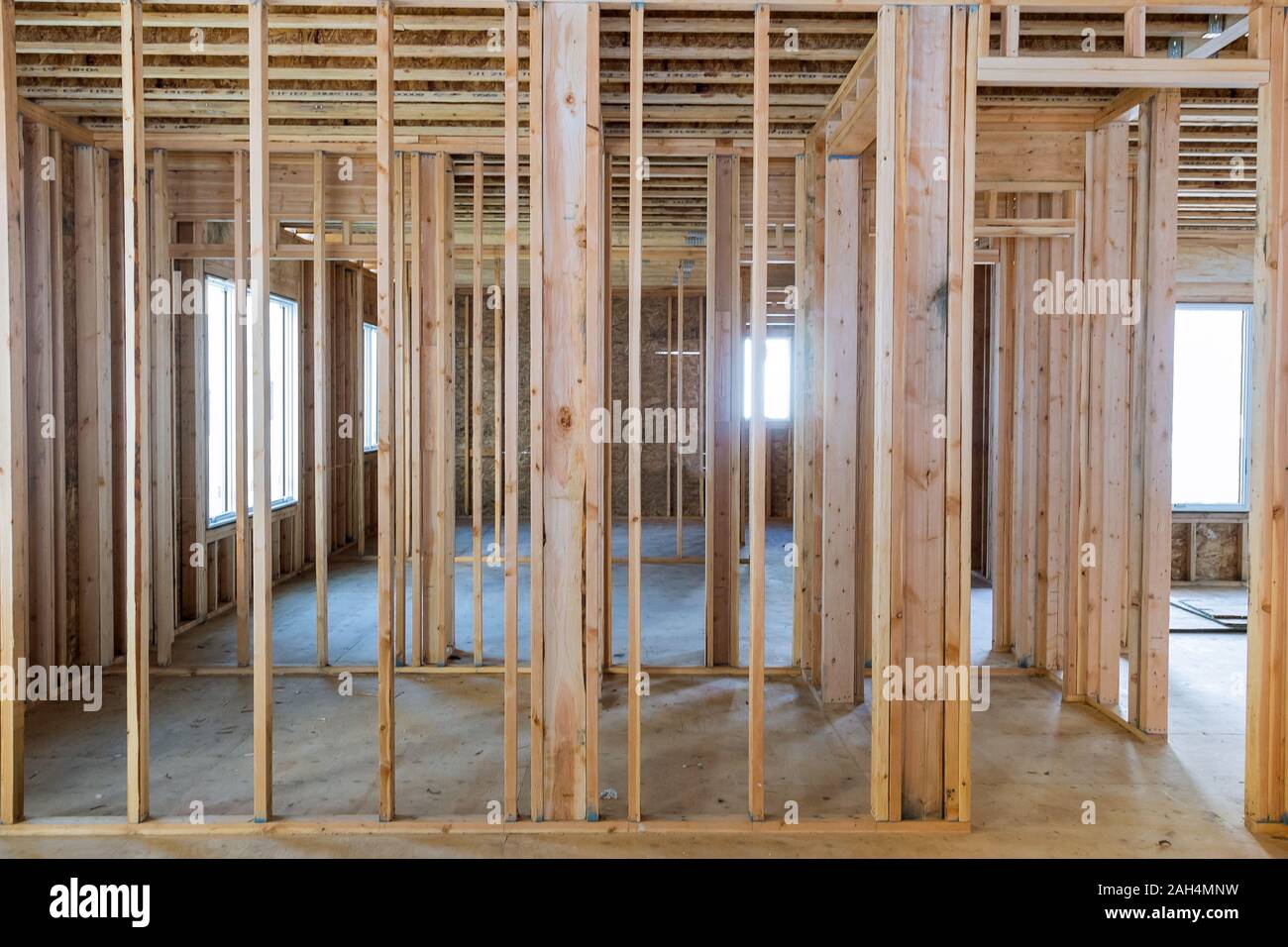 Construction of beam construction house framed the ground up framing ...