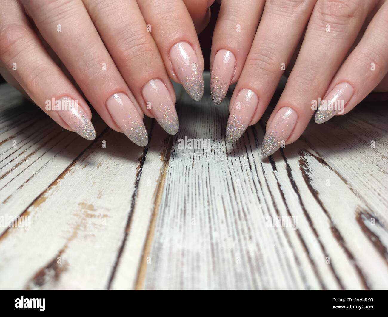 The beauty of the natural nails. Perfect clean manicure Stock Photo - Alamy The beauty of the natural nails. Perfect clean manicure Stock Photo - Alamy