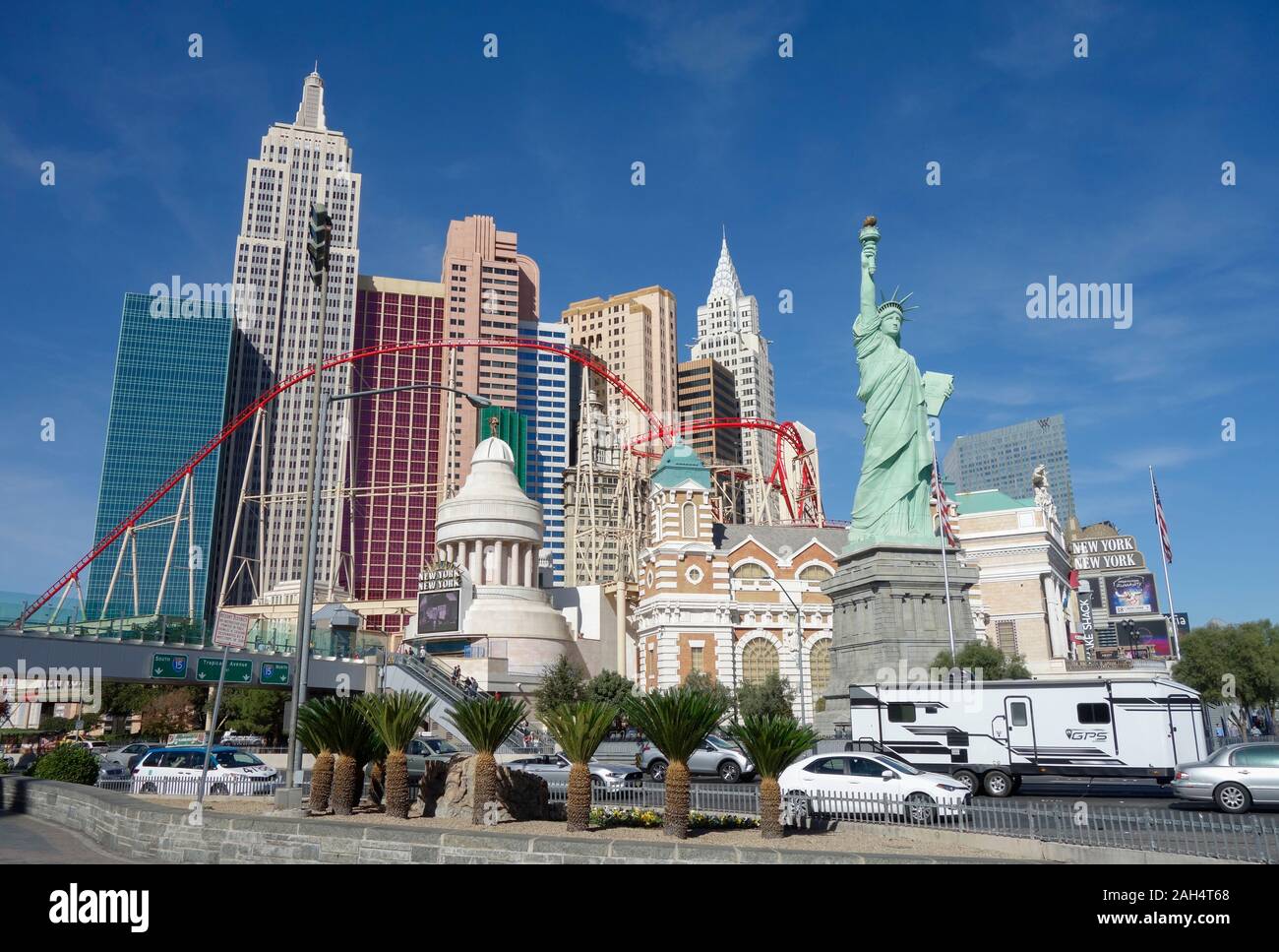 Hotel New York, Las Vegas, Nevada. Stock Photo