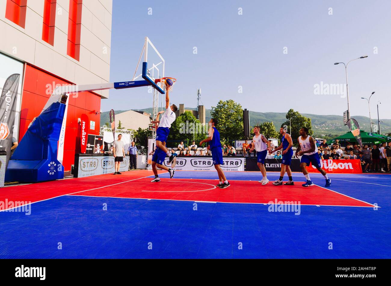 3x3 Satellit tournament, City Mall, Skopje, Macedonia 2019 Stock Photo -  Alamy