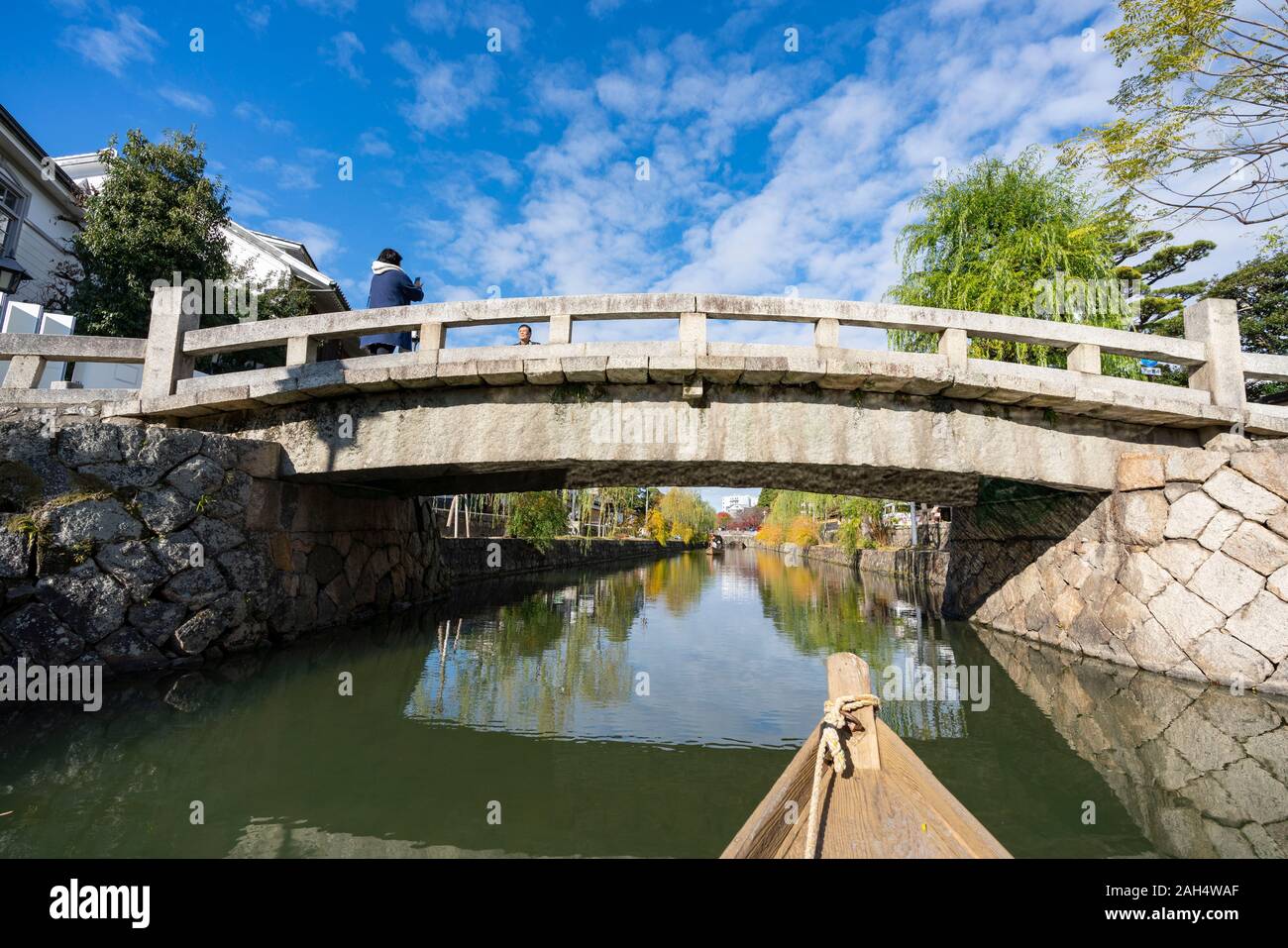 Kurashiki Bikan Historical Quarter view from Kurashiki River cruisin…