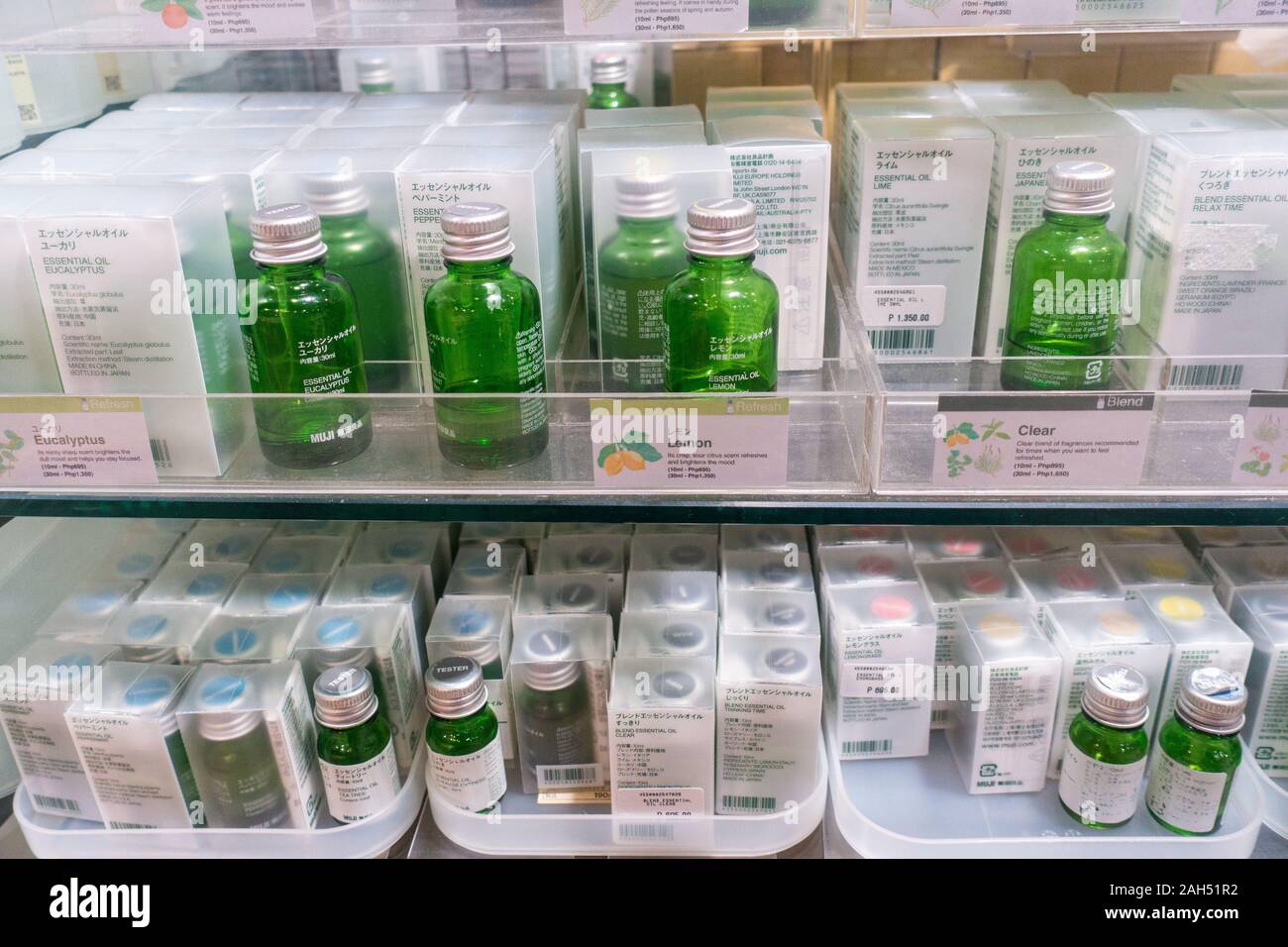 Manila, Philippines, Beauty Products Muji Store Stock Photo Alamy