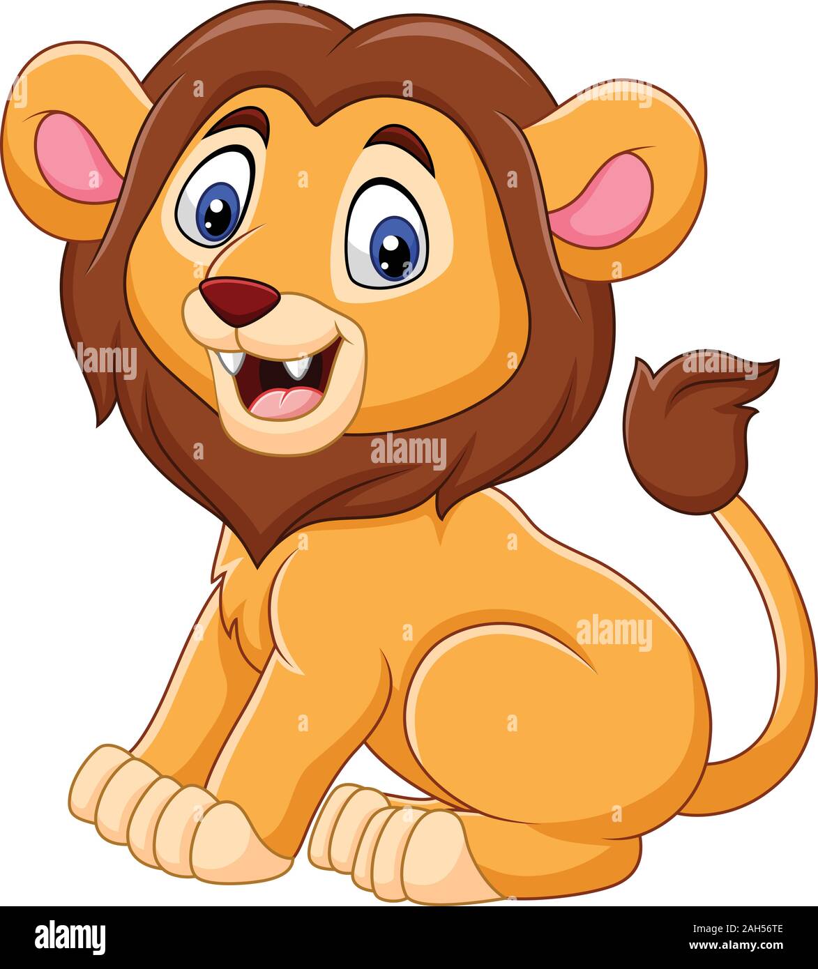 baby lion cartoon drawing