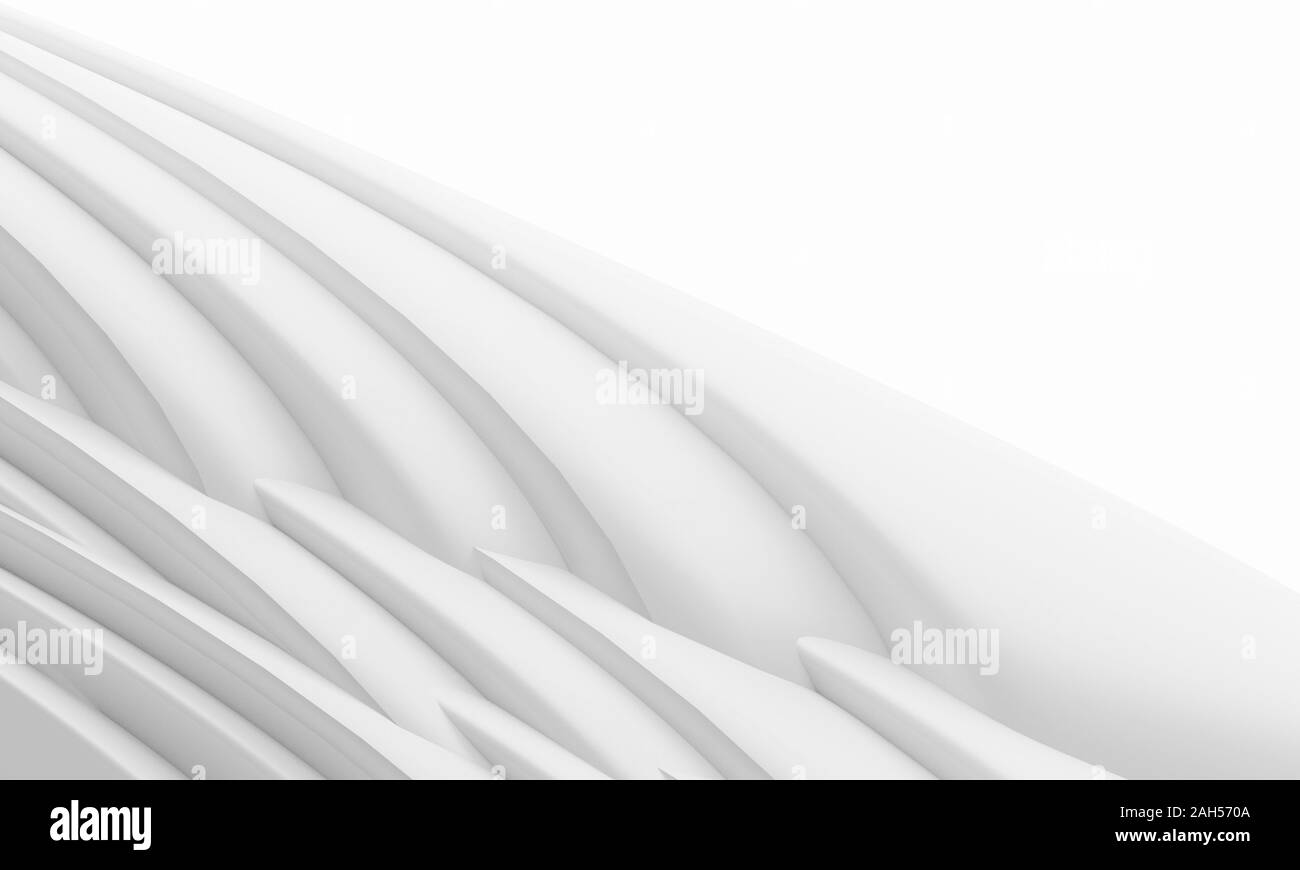 Abstract white background 3d render Stock Photo - Alamy