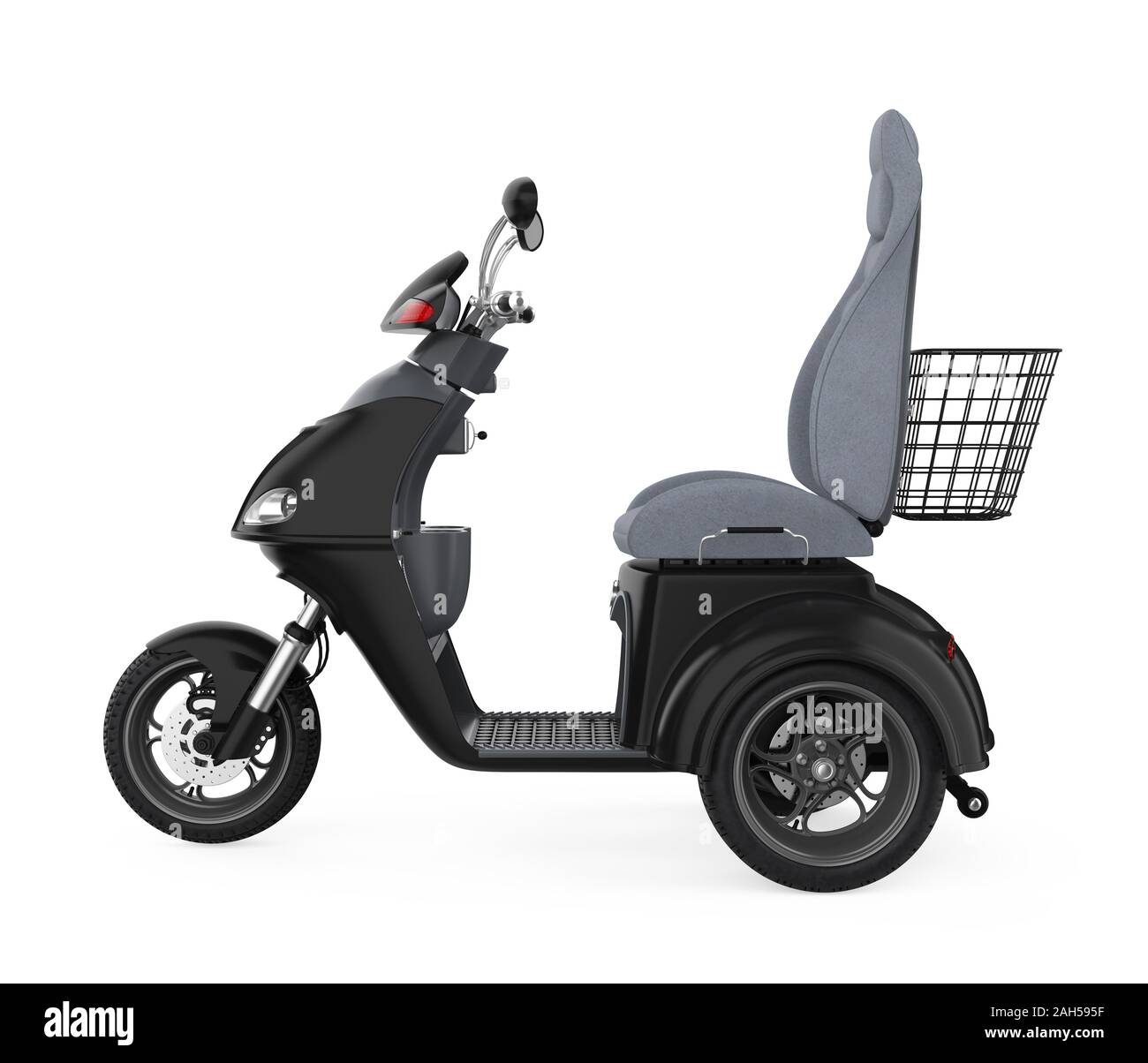 Mobility Scooter Isolated Stock Photo