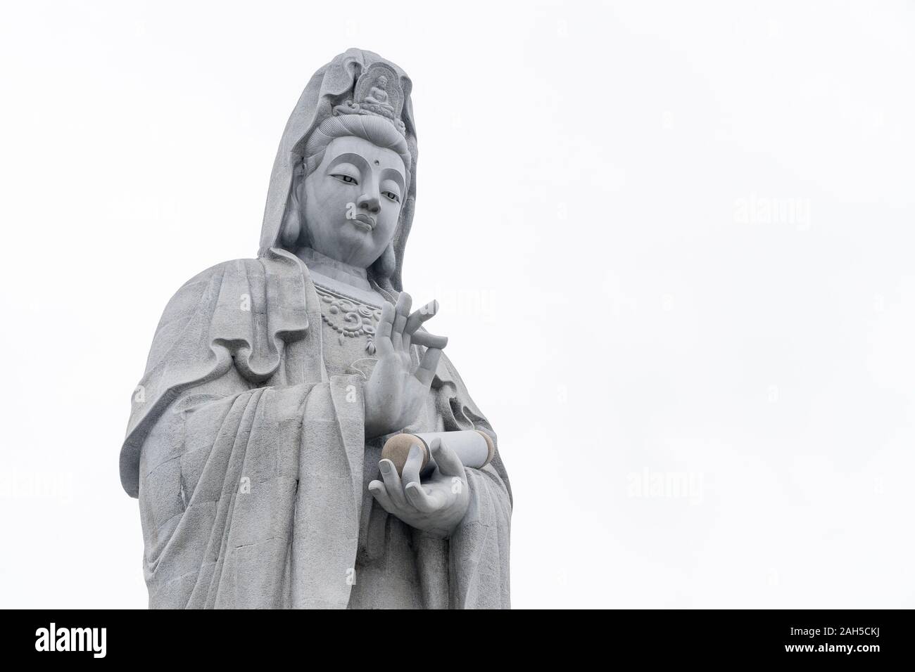 Goddess of mercy Guan Yin or Kuam Im or Avalokitesvara that represent loving and kindness Stock Photo