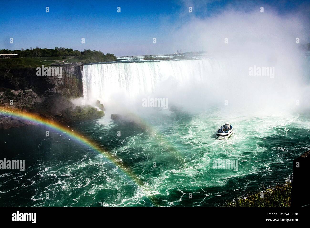 Niagara Fälle Von der kanadischen Seite gesehen Stock Photo