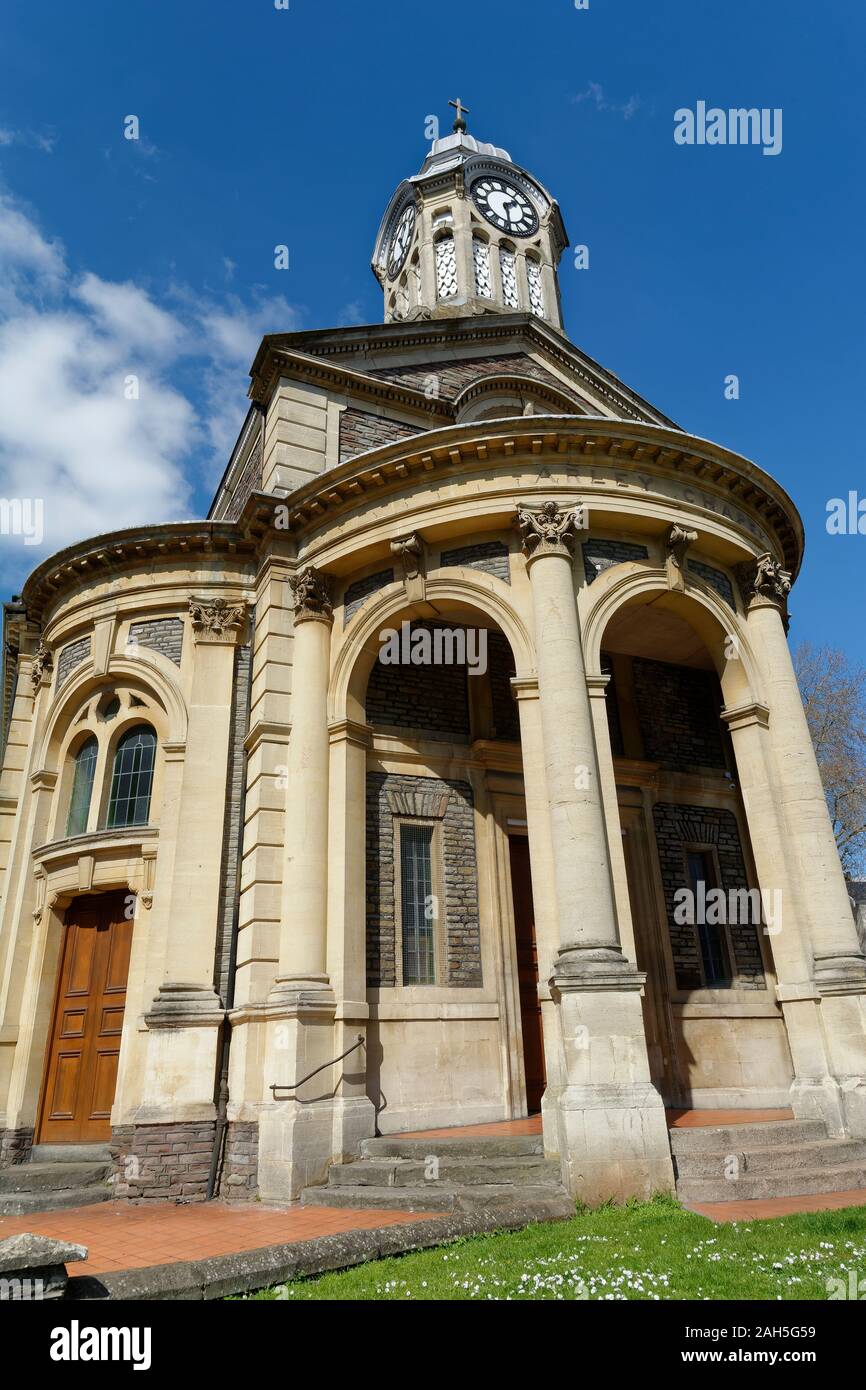 Arley Congregational Chapel, Cheltenham Road, Bristol, UK  Built in 1855, now the Polish Catholic Mission Stock Photo