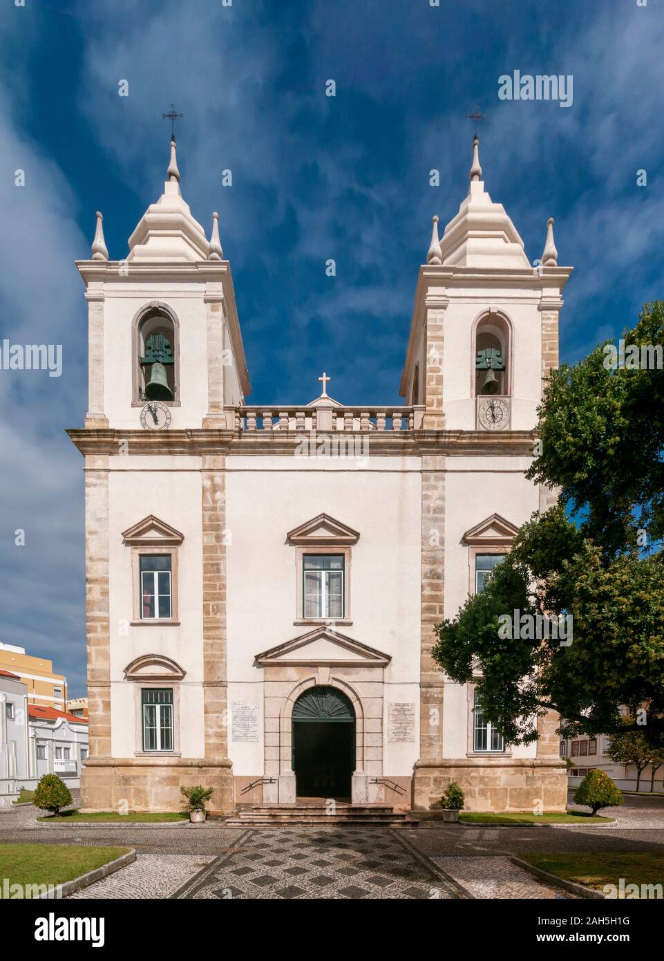 St. Julian Catholic Church in Figueira da Foz, Portugal Stock Photo