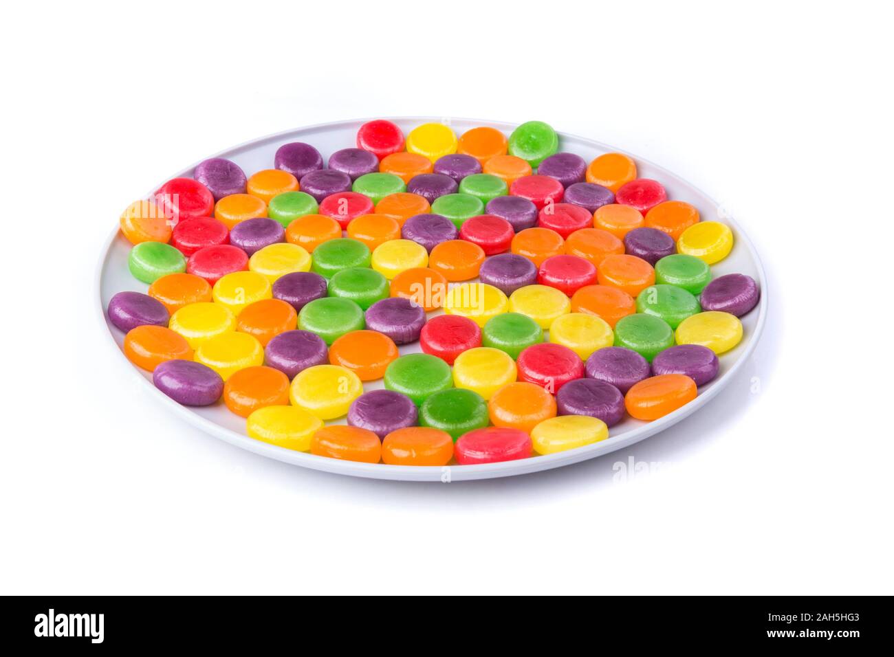 Assortment of varied colors and flavors hard candies Stock Photo Alamy