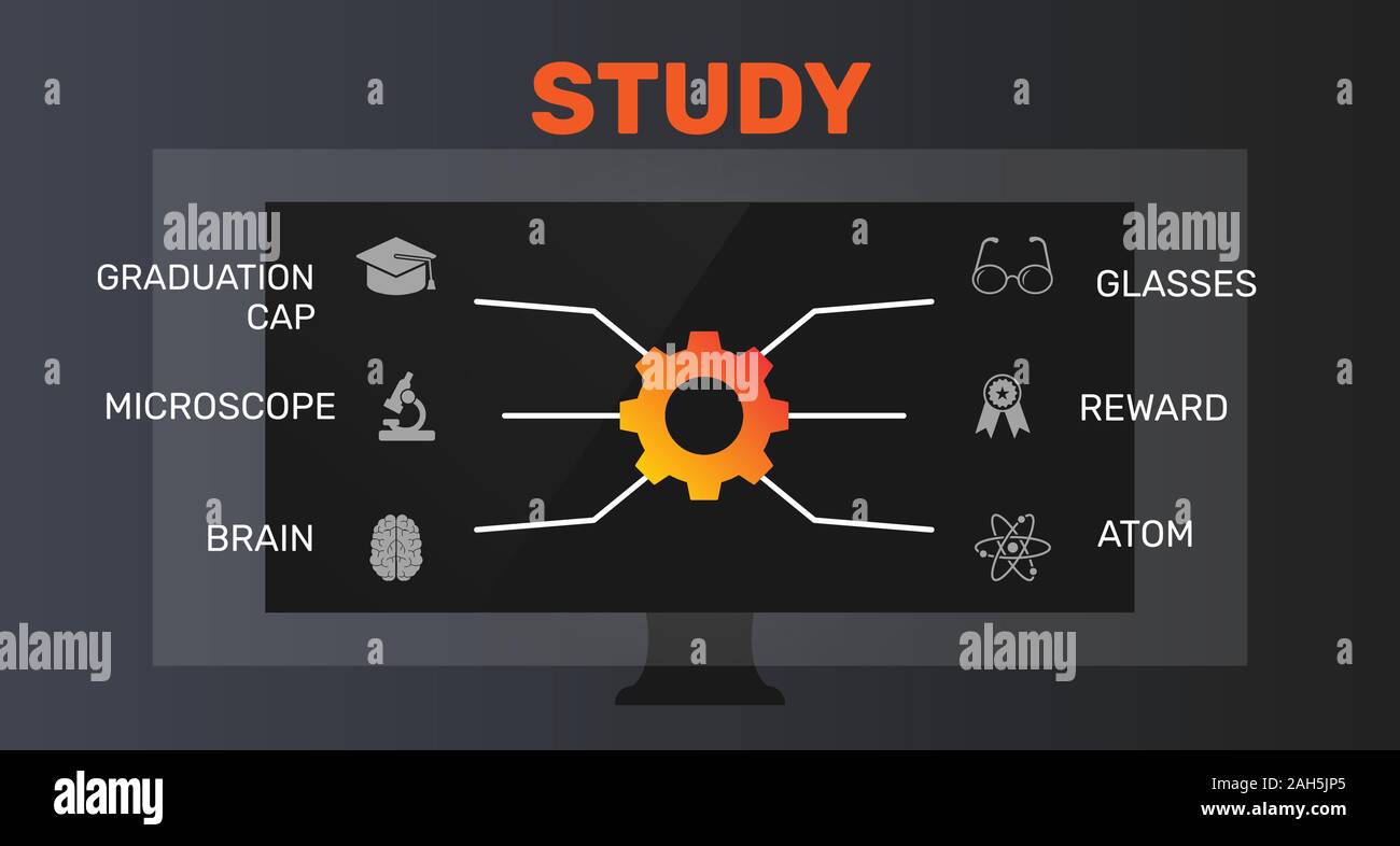 Study Infographics vector design. Timeline concept include graduation ...