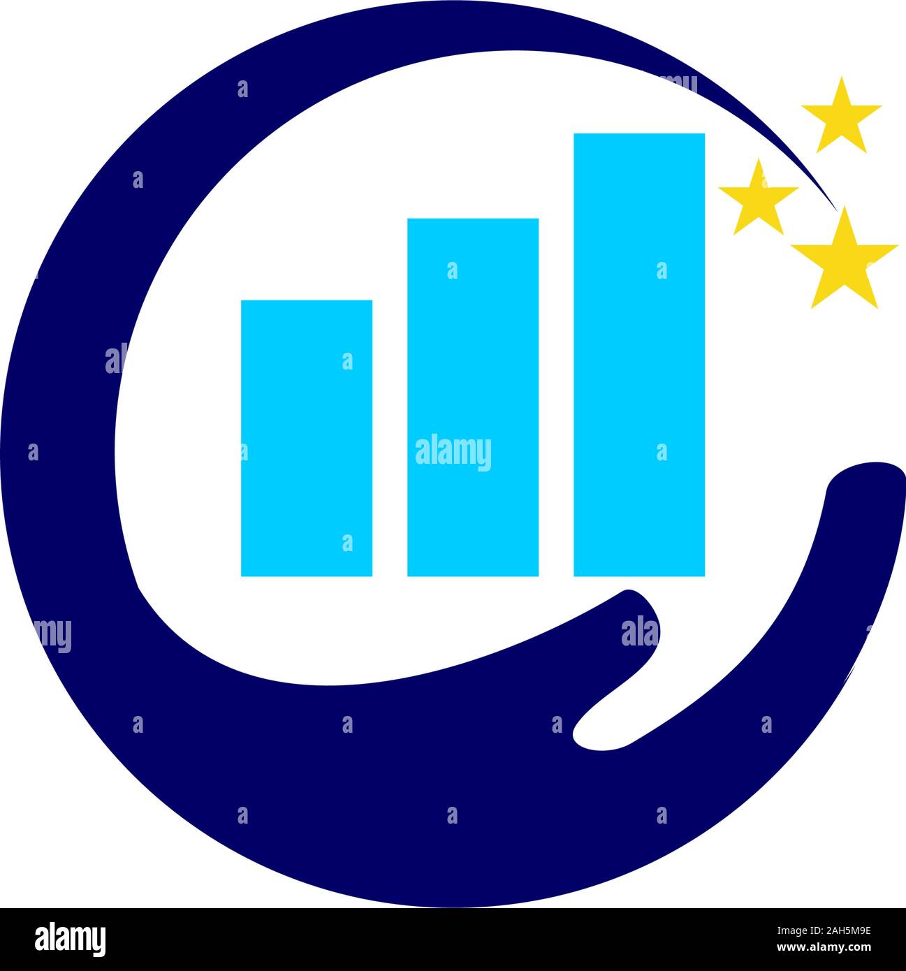Financial Accounting Consulting Logo Template Vector Icon Stock Vector