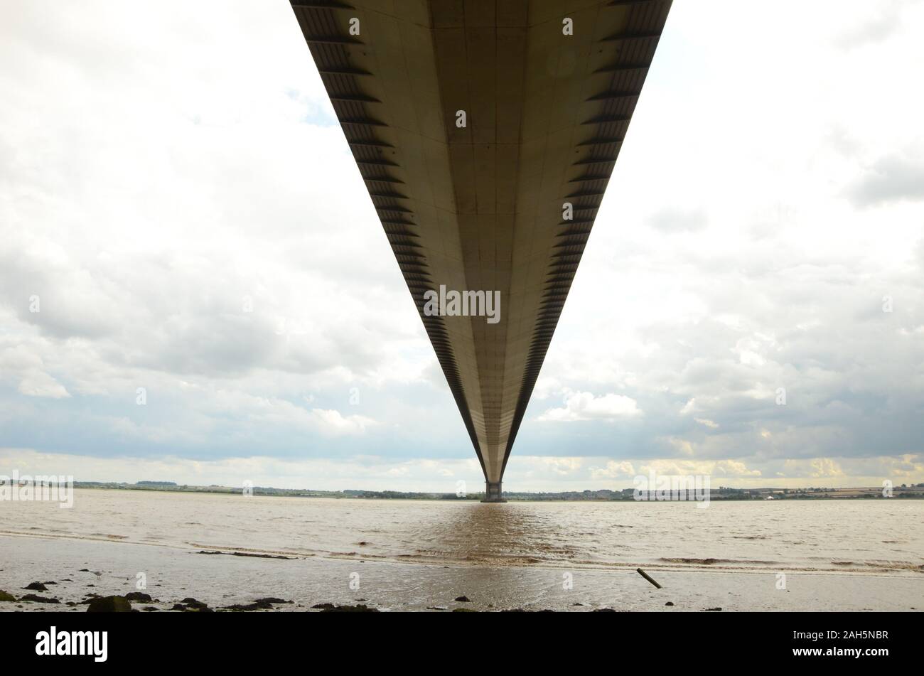 the Humber Bridge Hessle Stock Photo