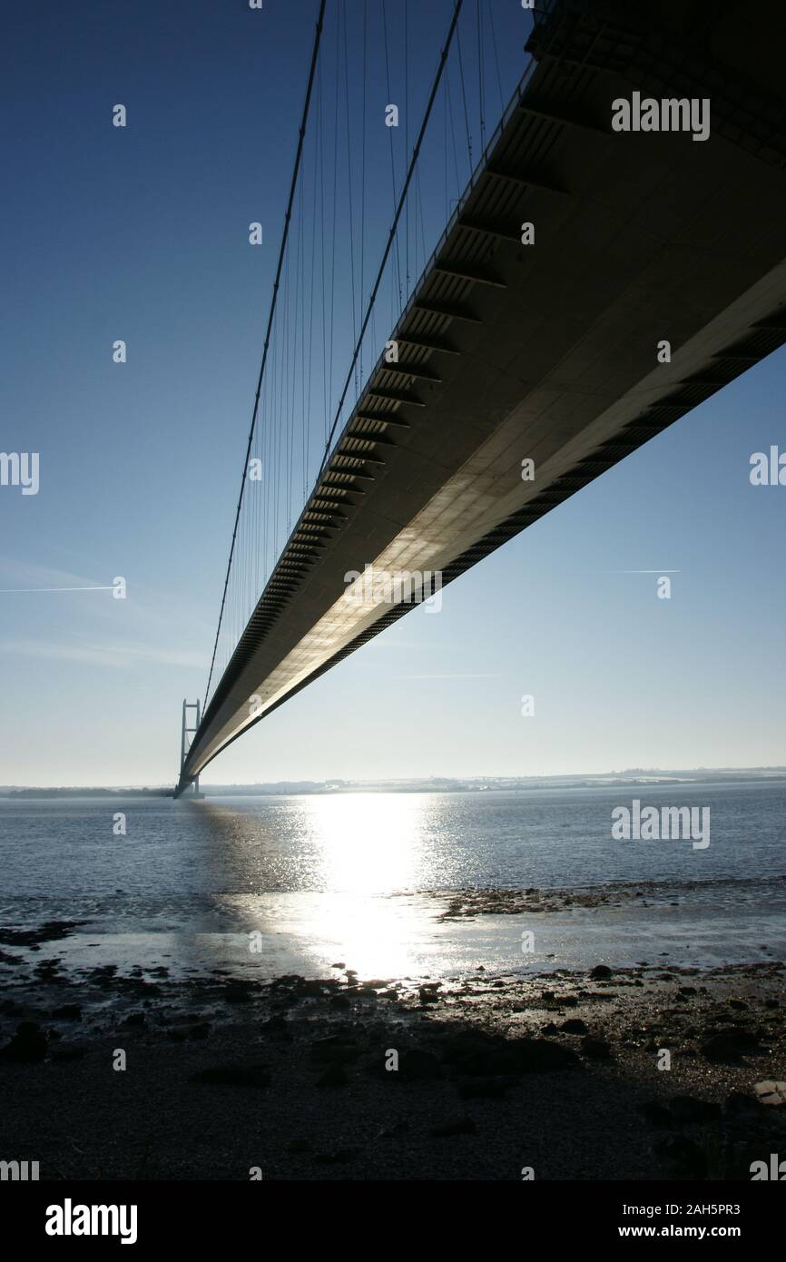 The Humber Bridge Stock Photo